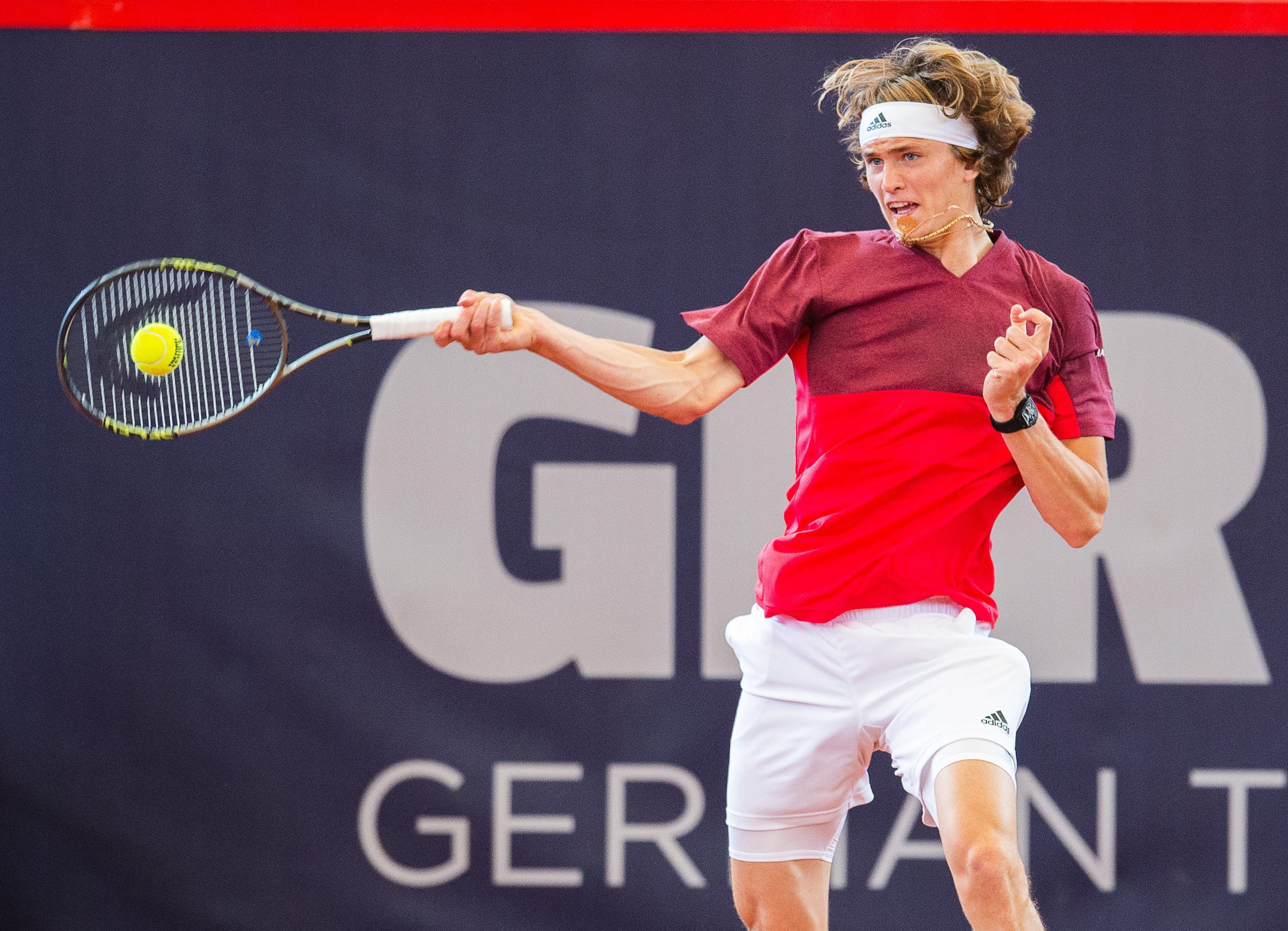 ATP Hamburg wielki zawód Alexandra Zvereva, złamana rakieta i porażka