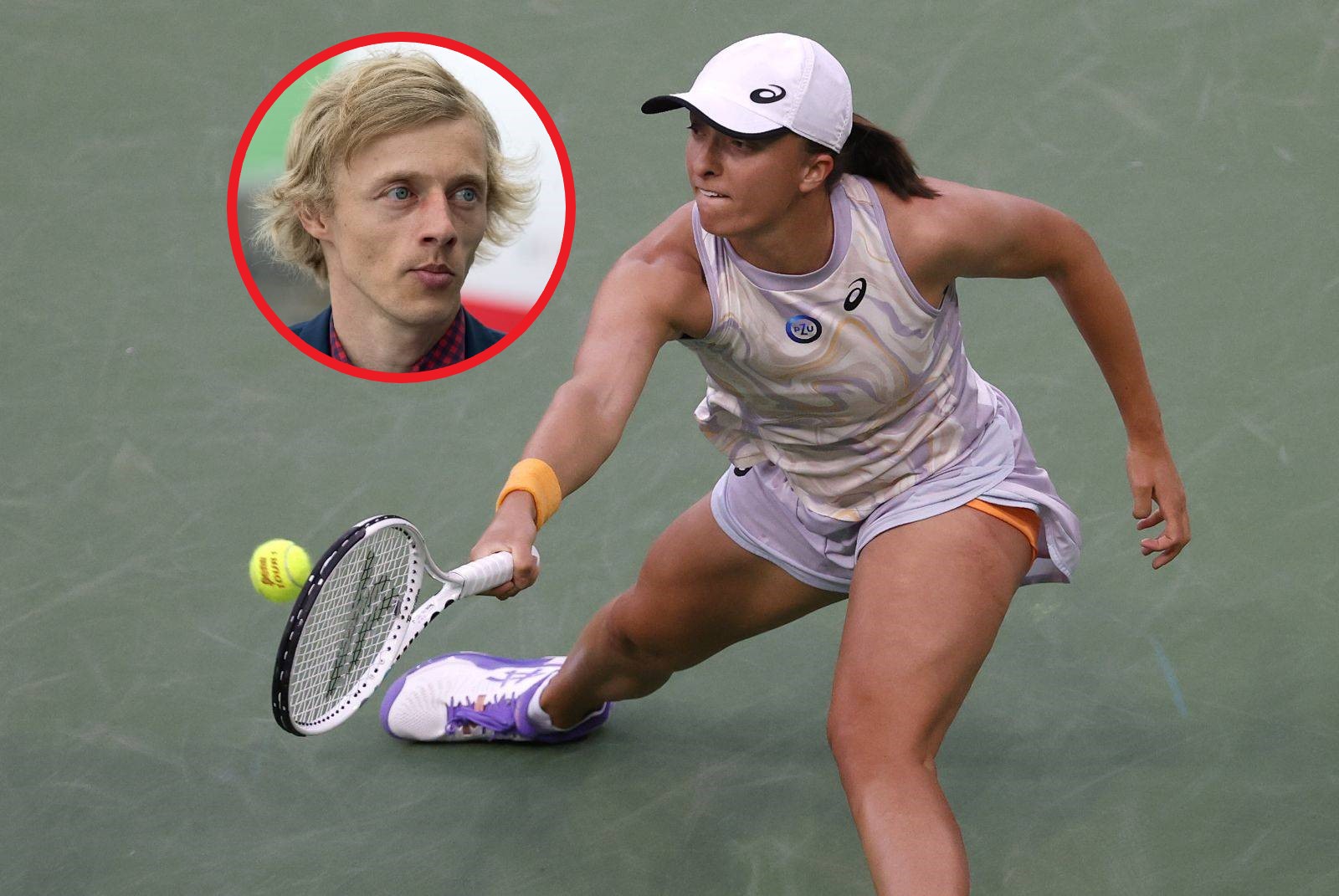 Dvě slova.  Iga Świątek napsal Dawidu Kubackimu