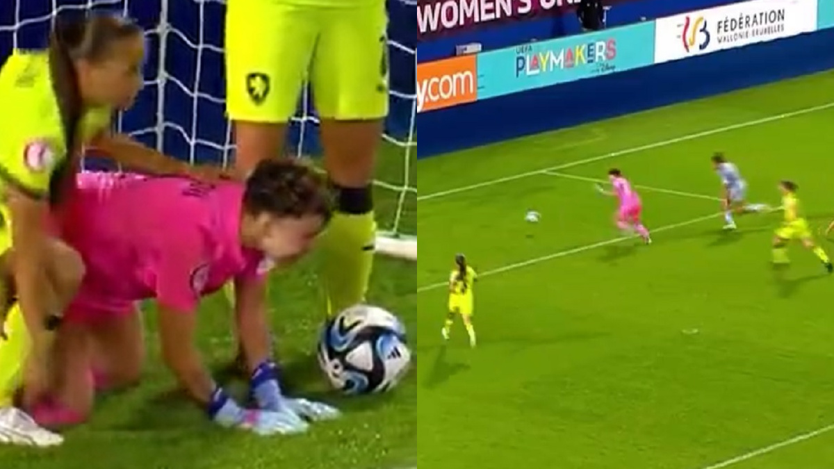 Bizarní gól na mistrovství Evropy.  Slzy tekly (video)