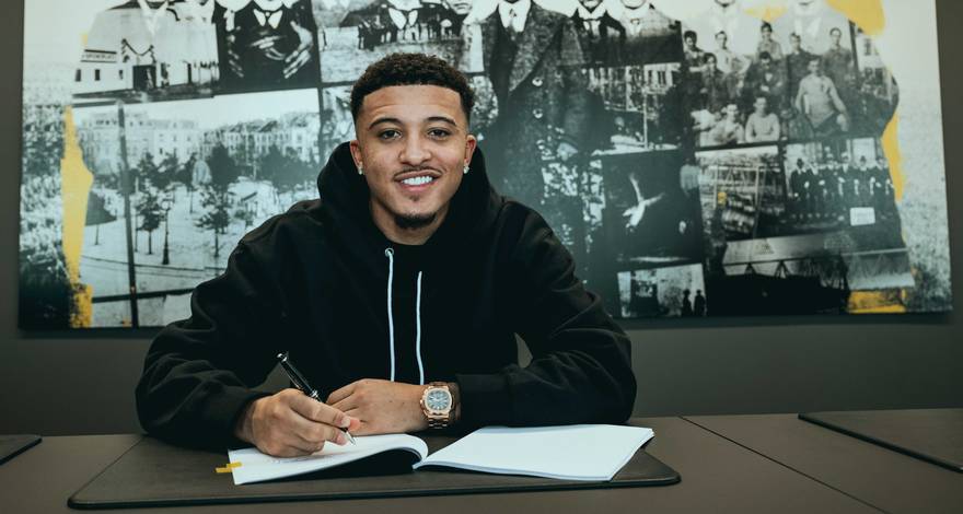 Jadon Sancho zapomniał się przelogować? Wpadka piłkarza w sieci