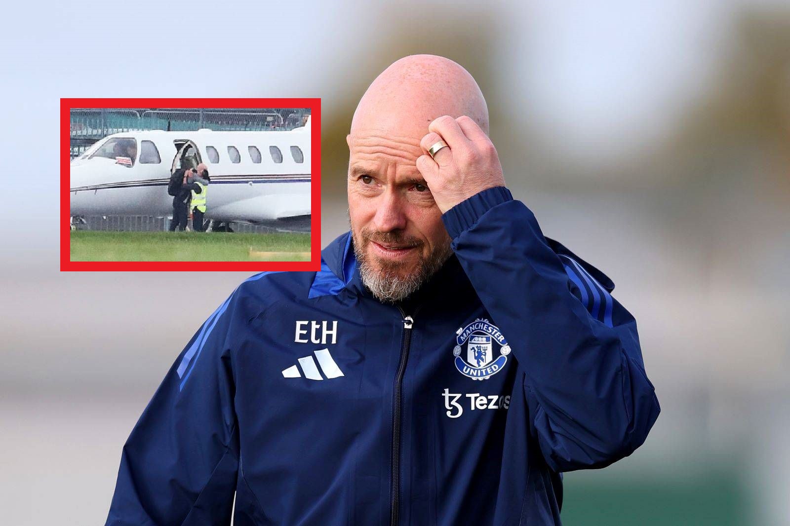 Przyłapany na lotnisku. "Odleciał bez żony i dzieci"