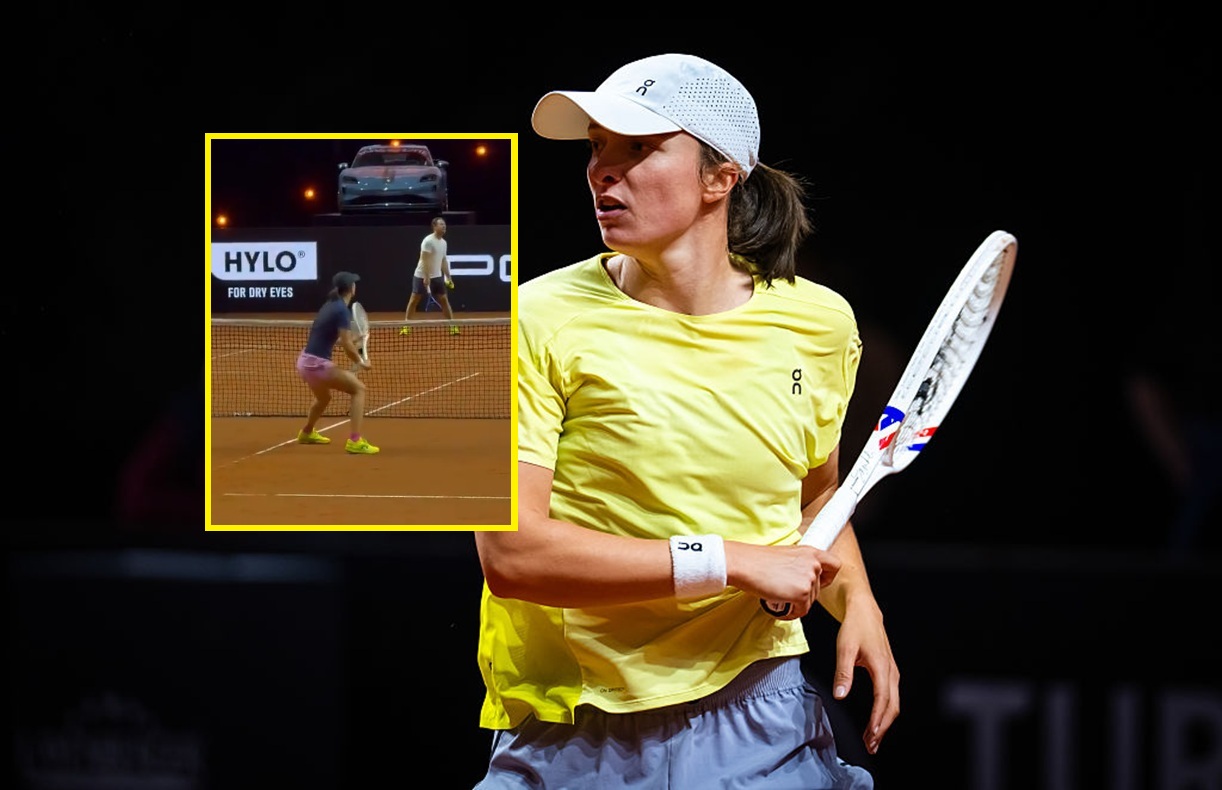 W Stuttgarcie nie można grać. Pokazali, co robi Świątek w Wielki Piątek