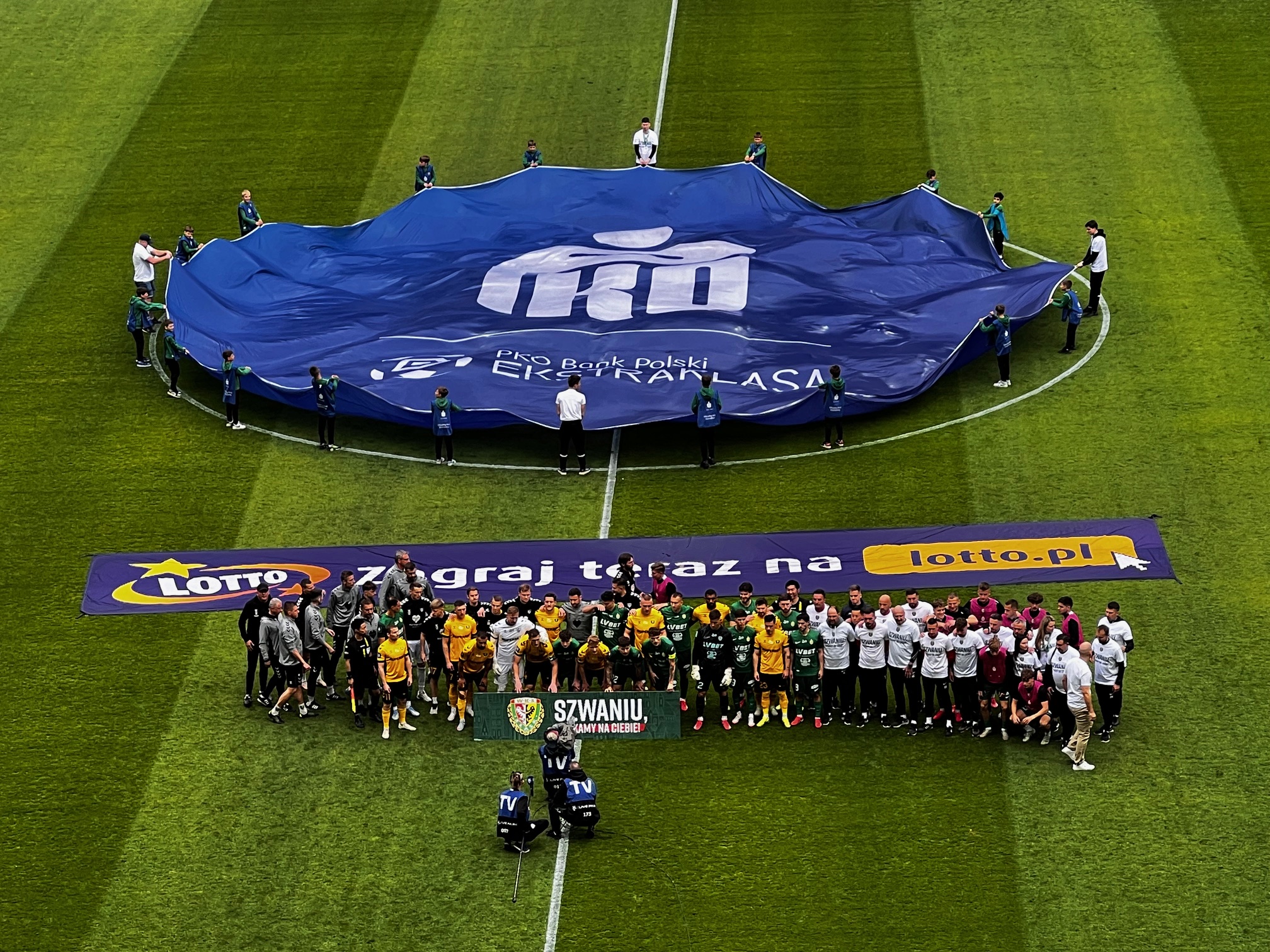 "Czekamy na ciebie". Poruszające sceny przed meczem Śląska