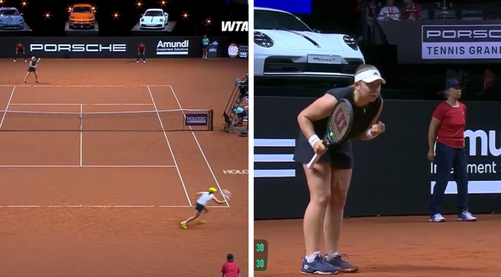 Świątek nie miała szans. Ostapenko pokazała moc [WIDEO]