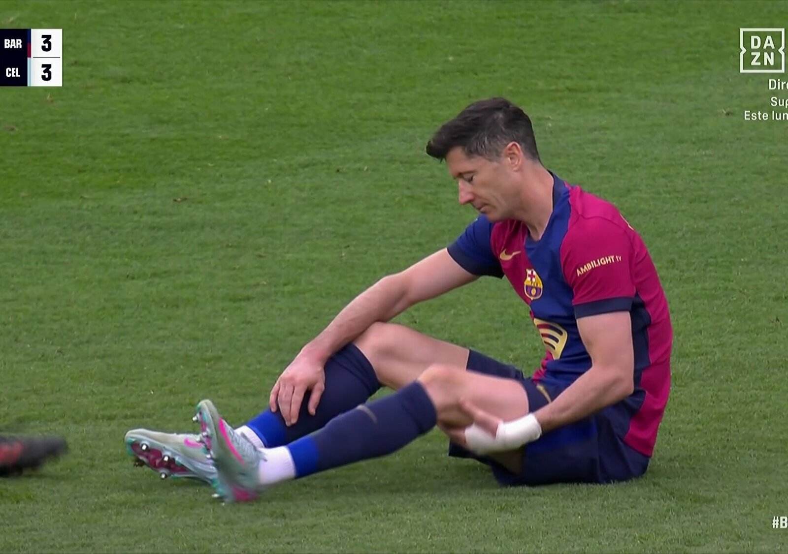 Niepokojące obrazki. Uraz Lewandowskiego?