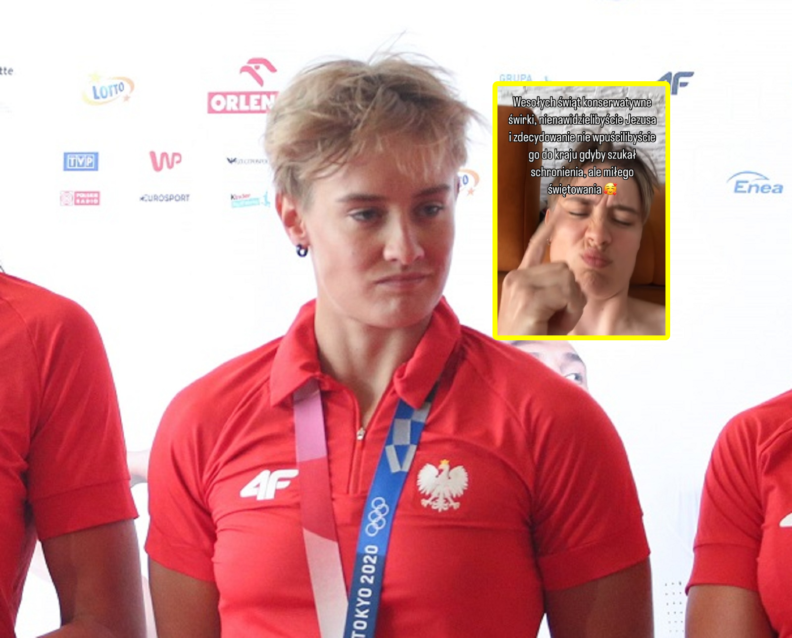 "Nienawidzilibyście Jezusa". Poruszenie po wpisie medalistki olimpijskiej