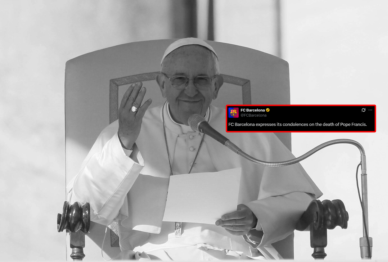 FC Barcelona, Real Madryt, Jagiellonia. Świat futbolu pogrążył się w żałobie