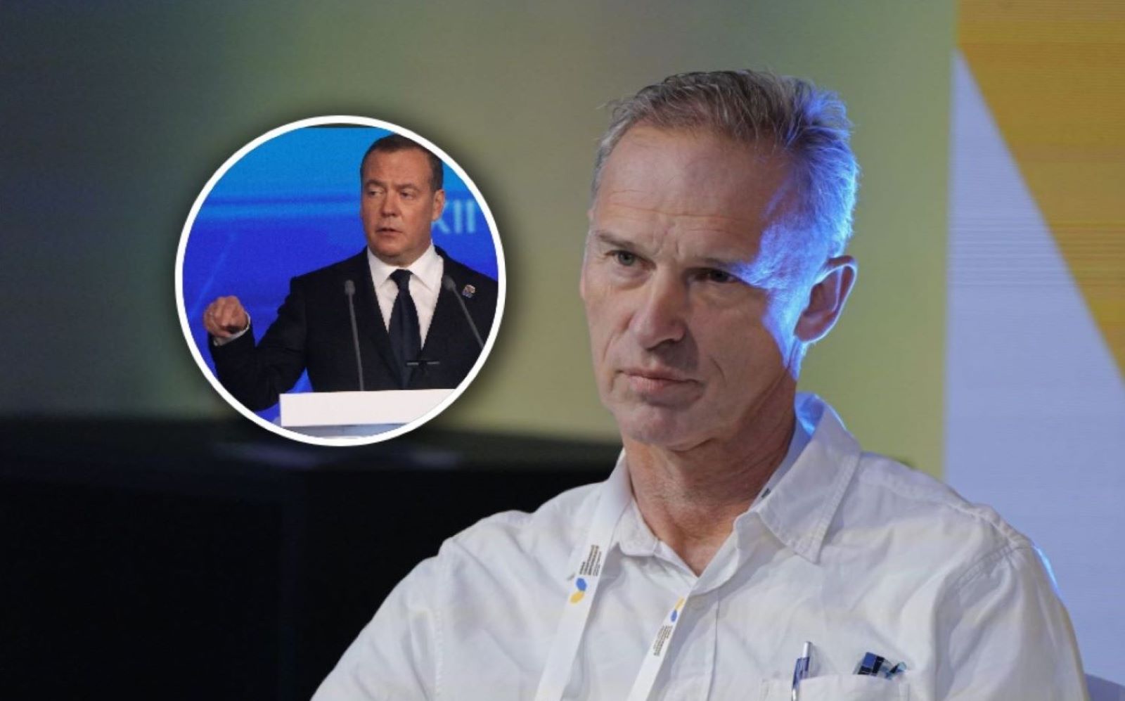 Miedwiediew groził mu śmiercią. Oto jak zareagował