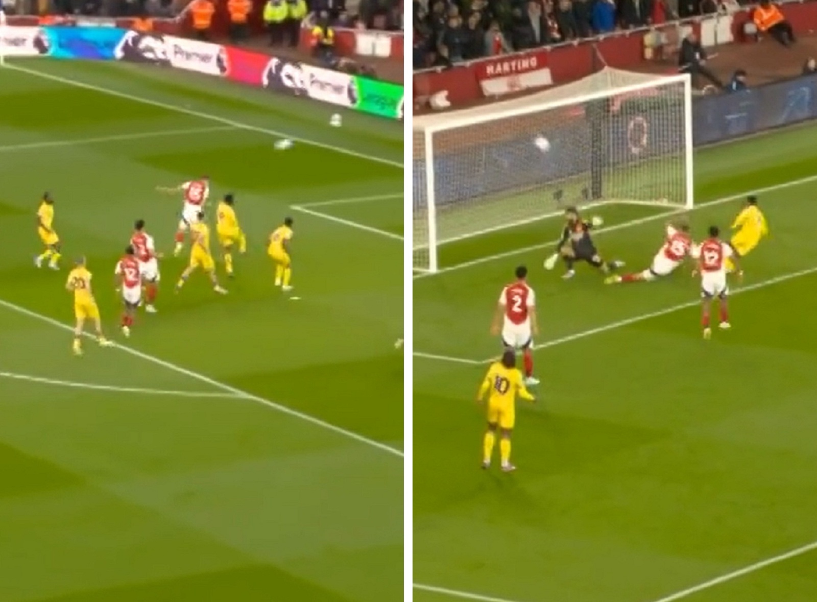 Pierwszy gol w okresie i nie tylko. Kiwior gasił pożary [WIDEO]