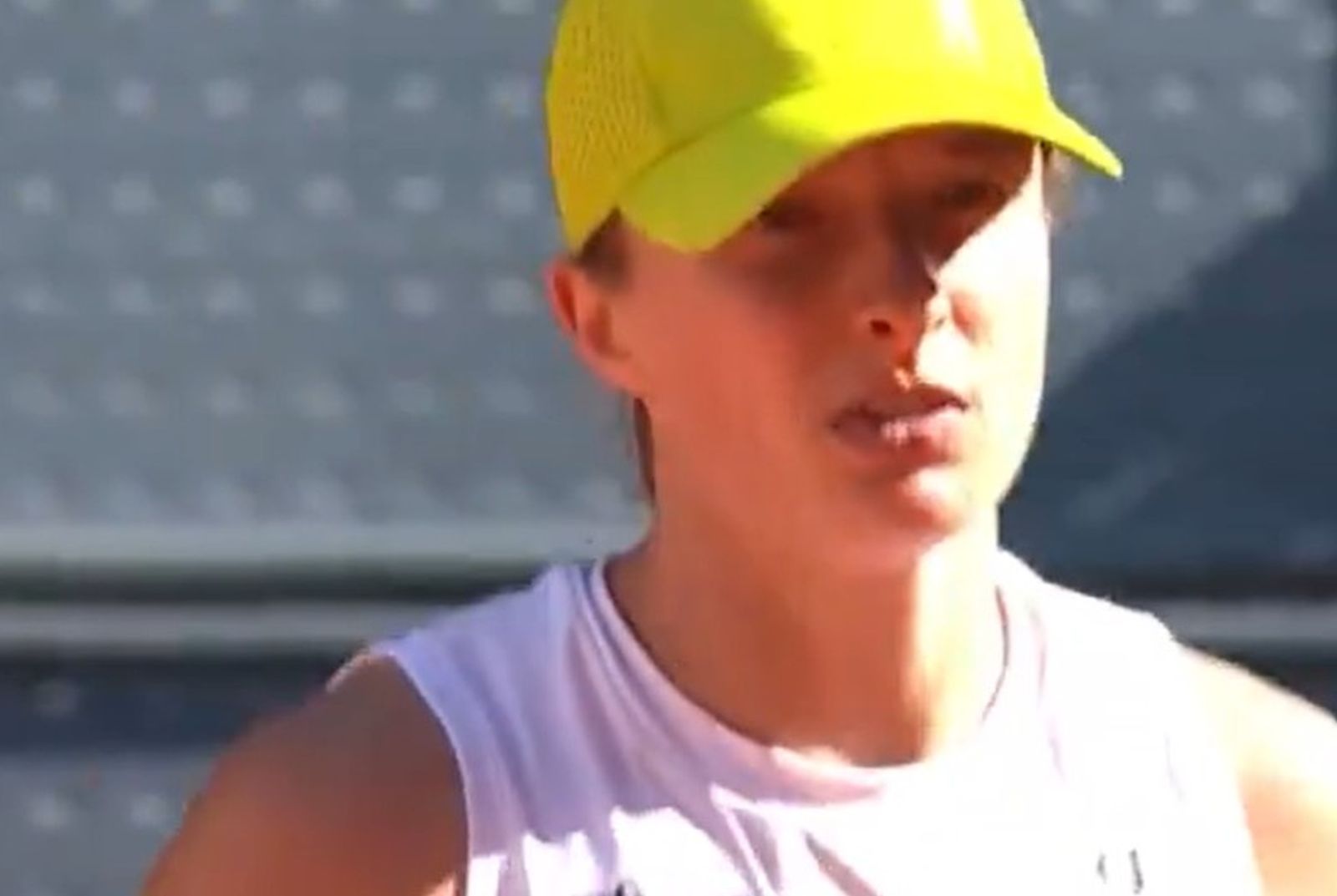 Taką minę po meczu miała Świątek. Kamery wszystko wyłapały