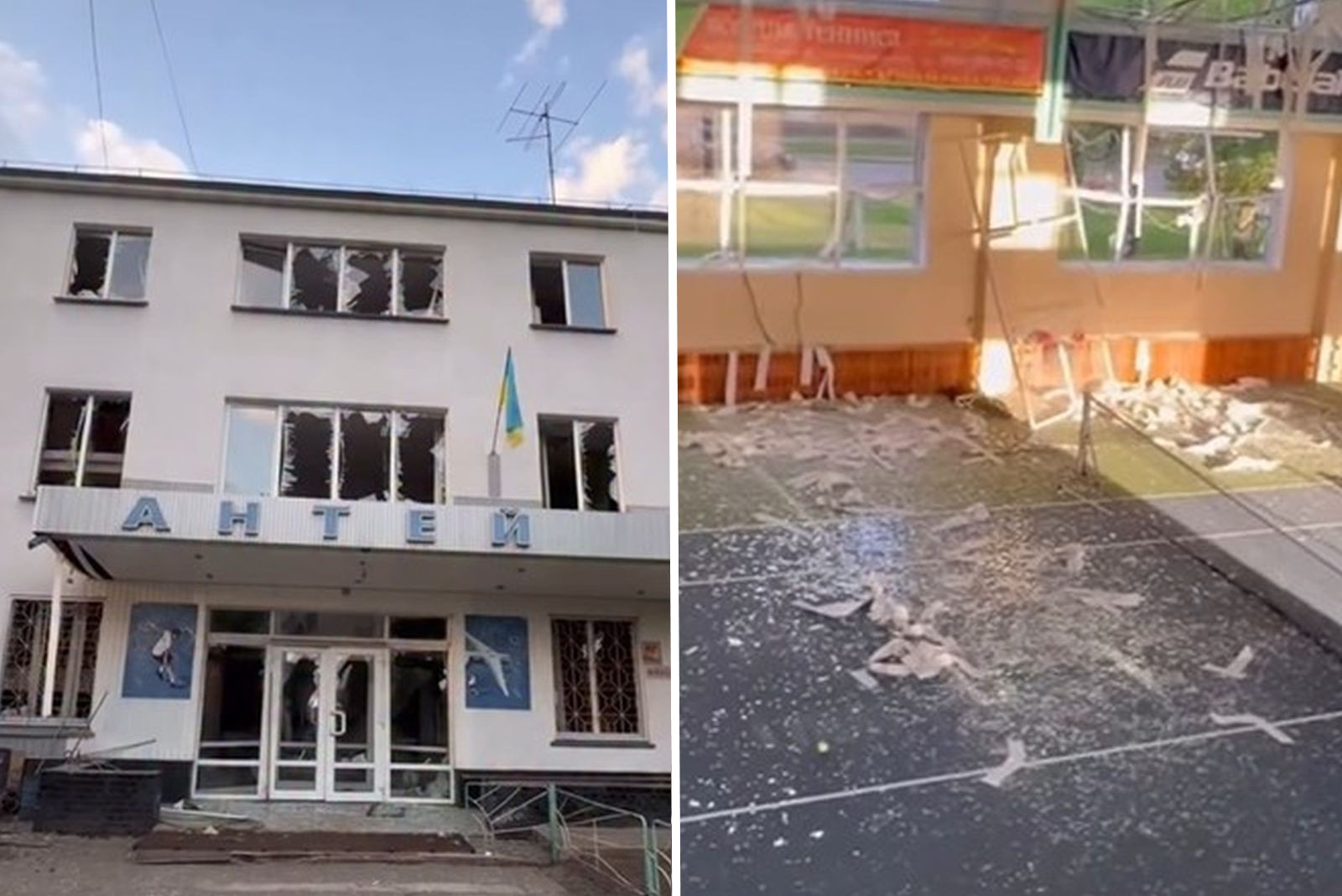 Obiekt w Kijowie zbombardowany. Wstrząsające nagranie