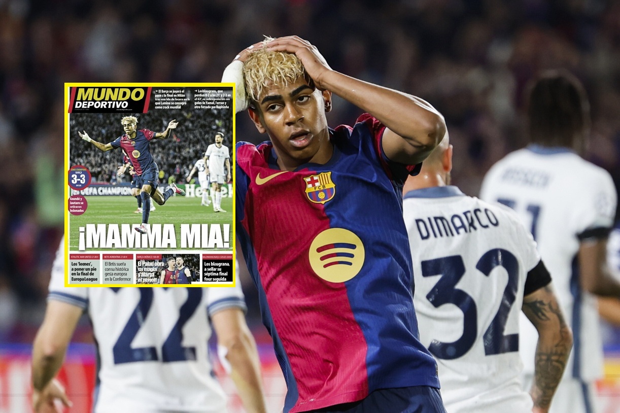 "Mamma Mia!". Zobacz okładki gazet po szalonym meczu Barcelony