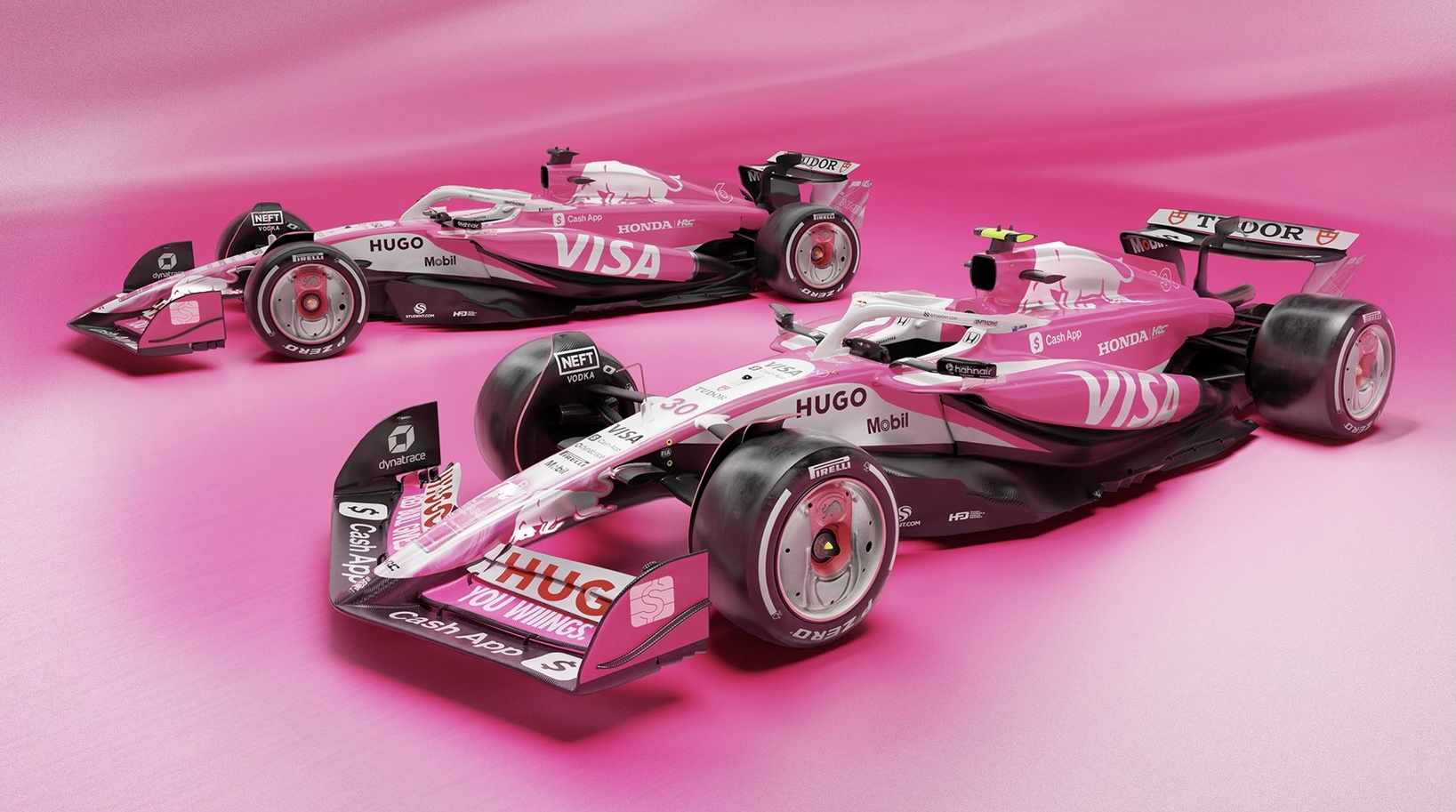 Przemalowali bolid na różowo. Samochody F1 w nowych barwach na GP Miami