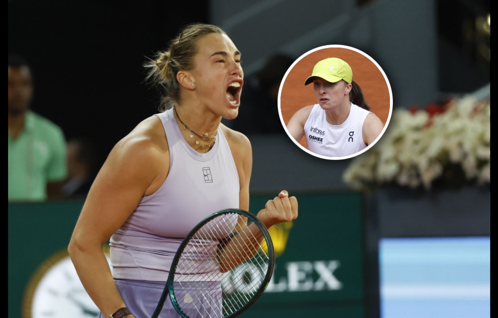 6-0. W tej klasyfikacji Sabalenka miażdży Świątek