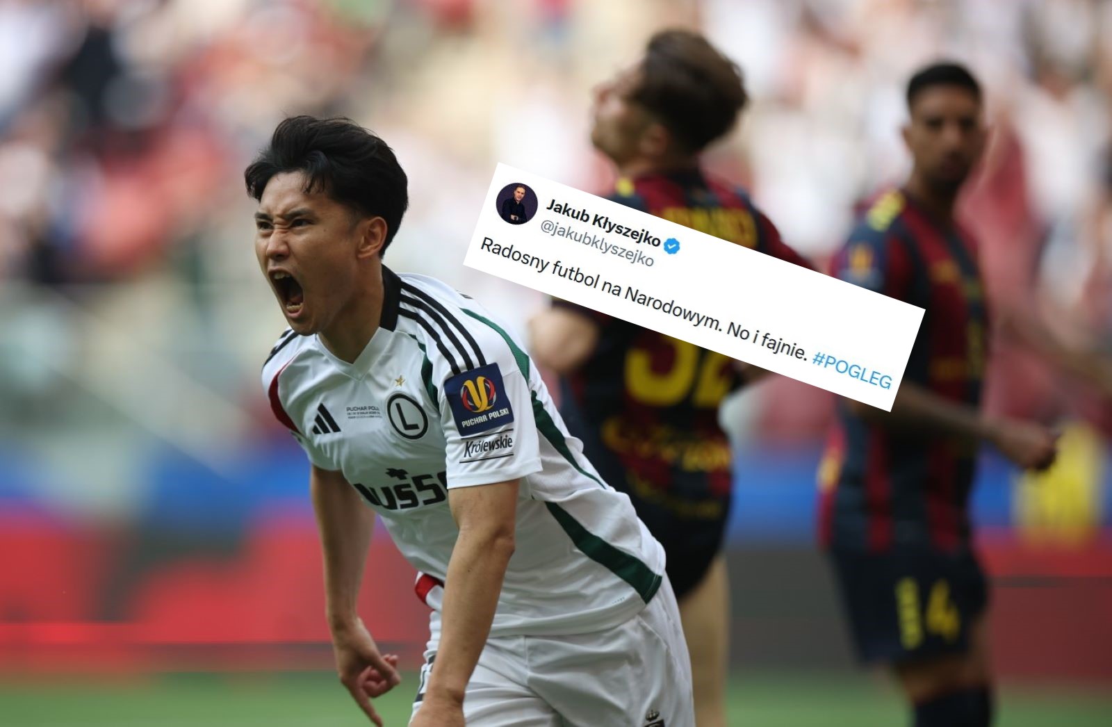 "Radosny futbol na Narodowym". Eksperci pod wrażeniem finału PP