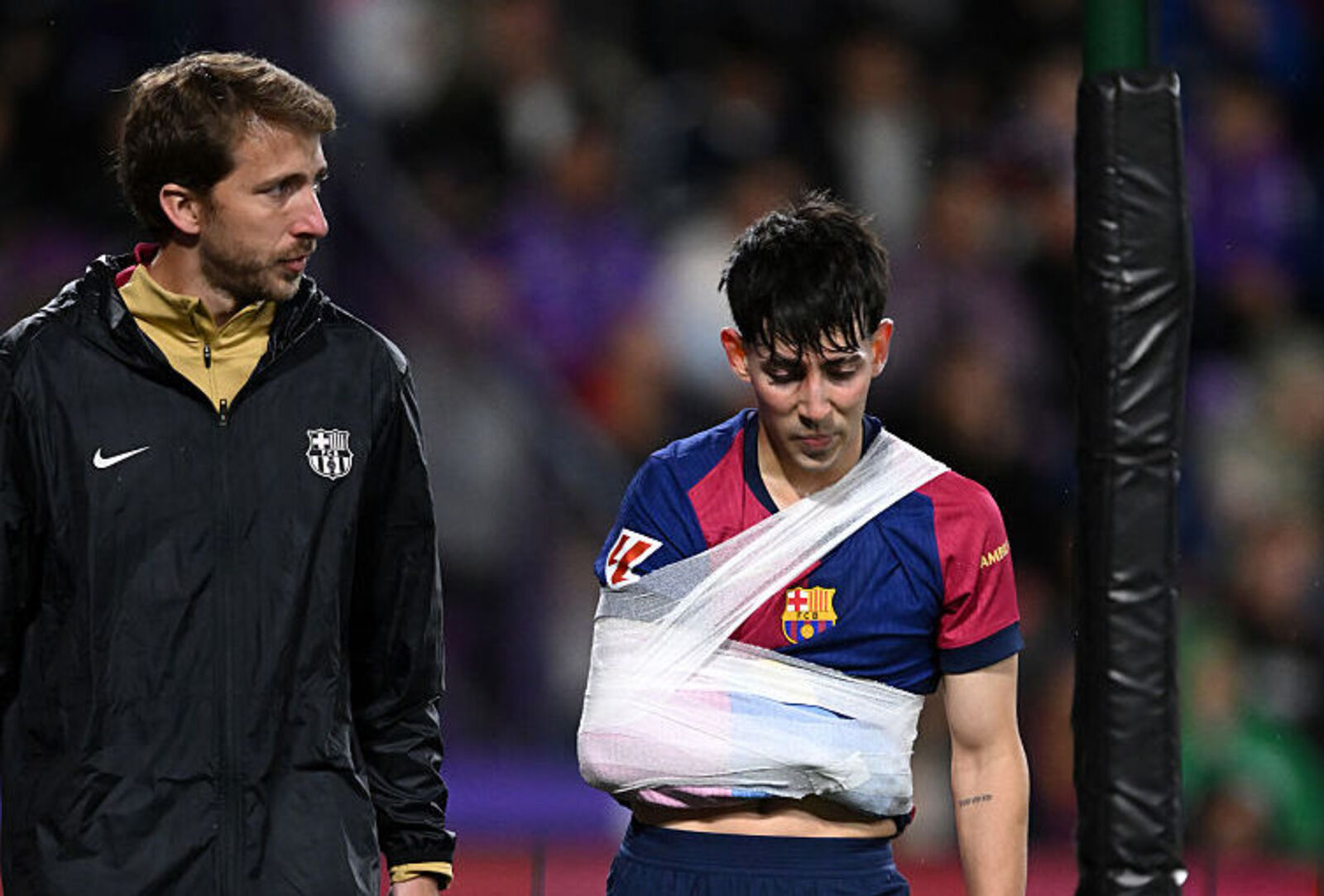 Wielki pech piłkarza Barcelony. Musiał zejść w 37. minucie