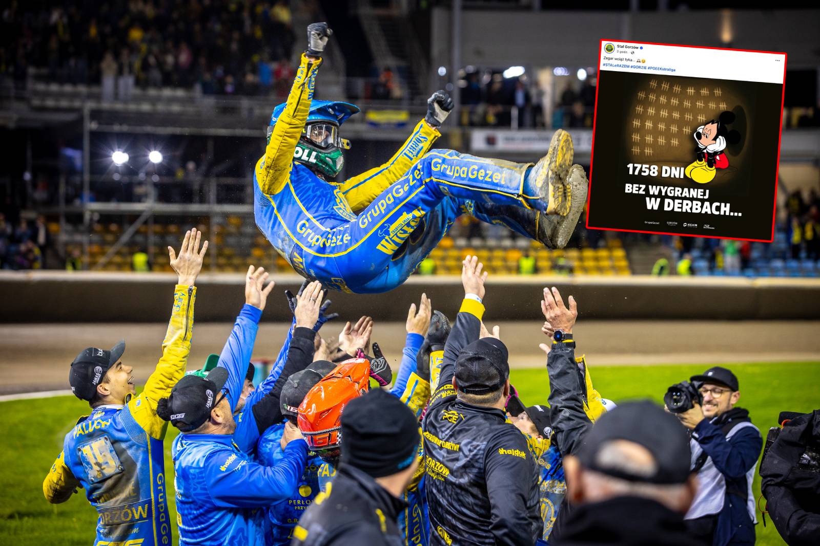 Żużel. "Zegar wciąż tyka". Stal Gorzów wbiła szpilkę po wygranych derbach