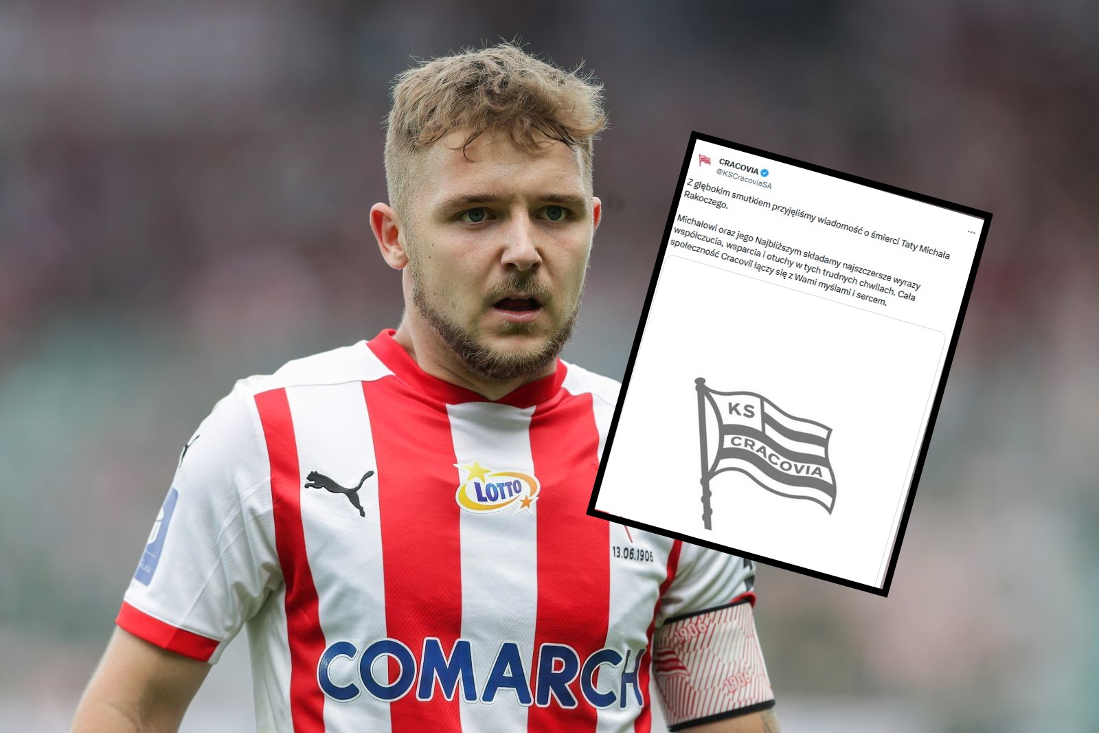 Klub wydał komunikat. Były piłkarz Cracovii stracił ojca