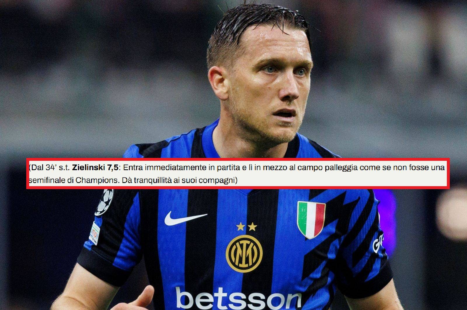 Włosi ocenili Zielińskiego. Zwracają uwagę na jedno