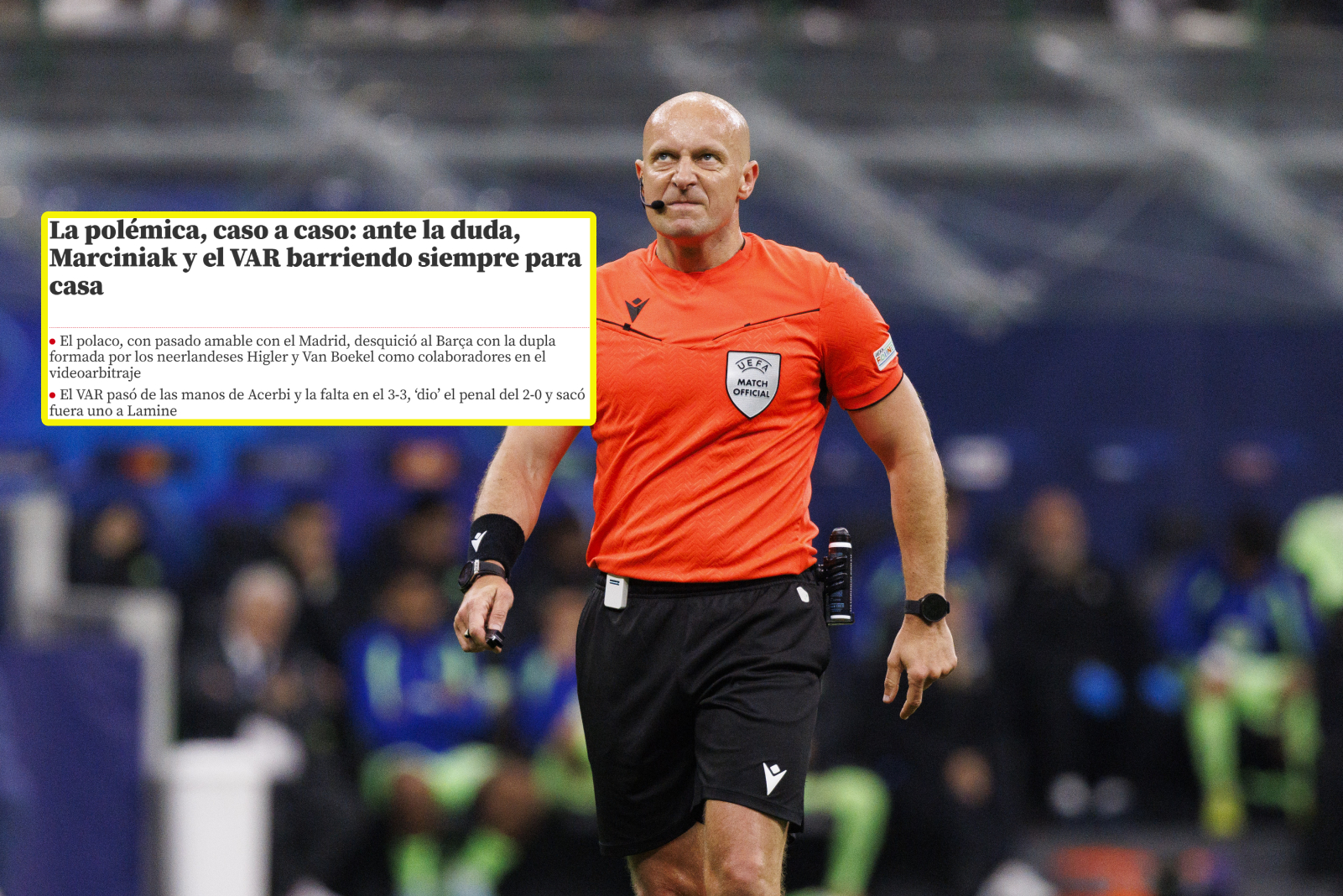 Gorąco wokół Marciniaka. Niosą się słowa z Hiszpanii