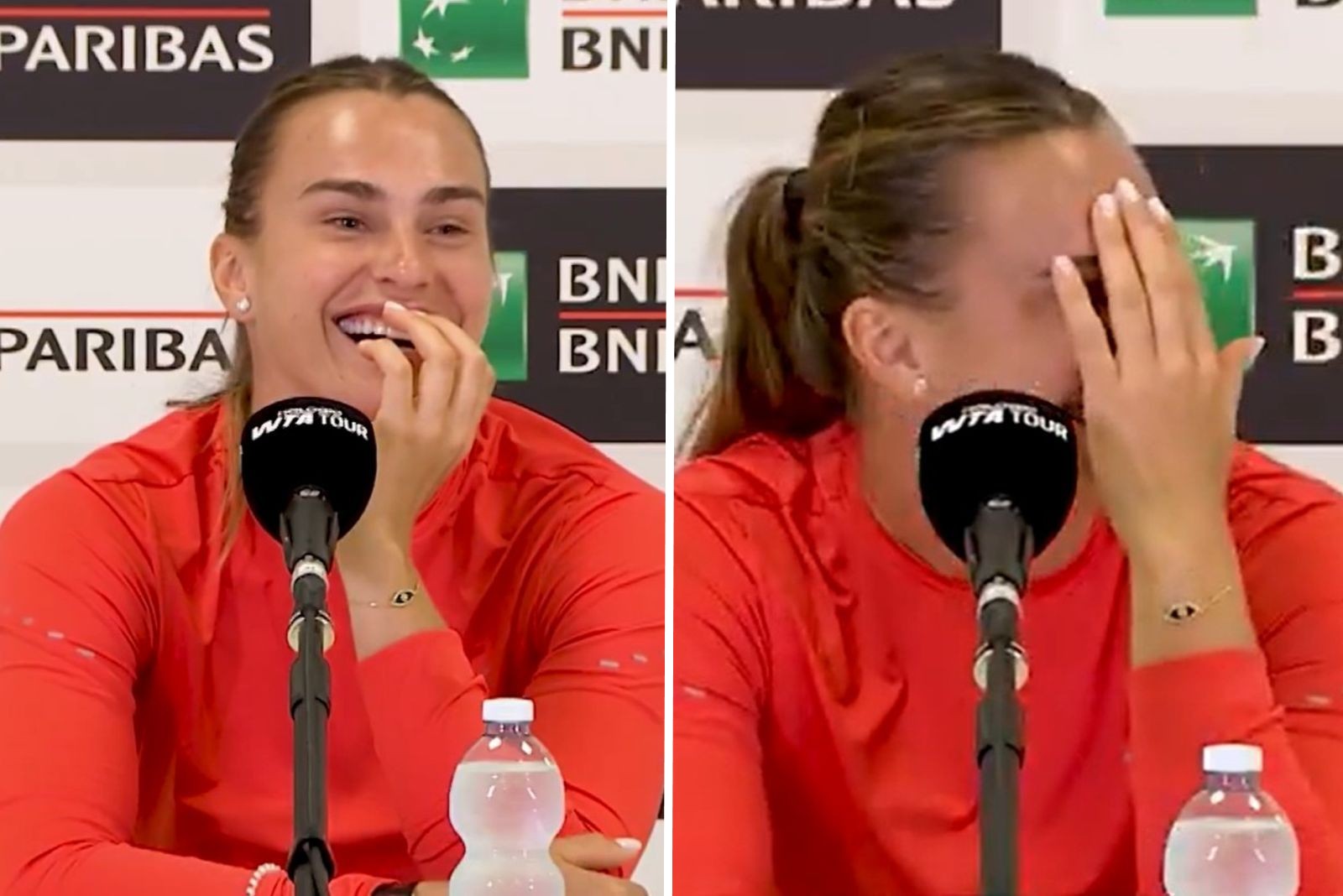 "Ikona piękna". Nagrali reakcję Sabalenki