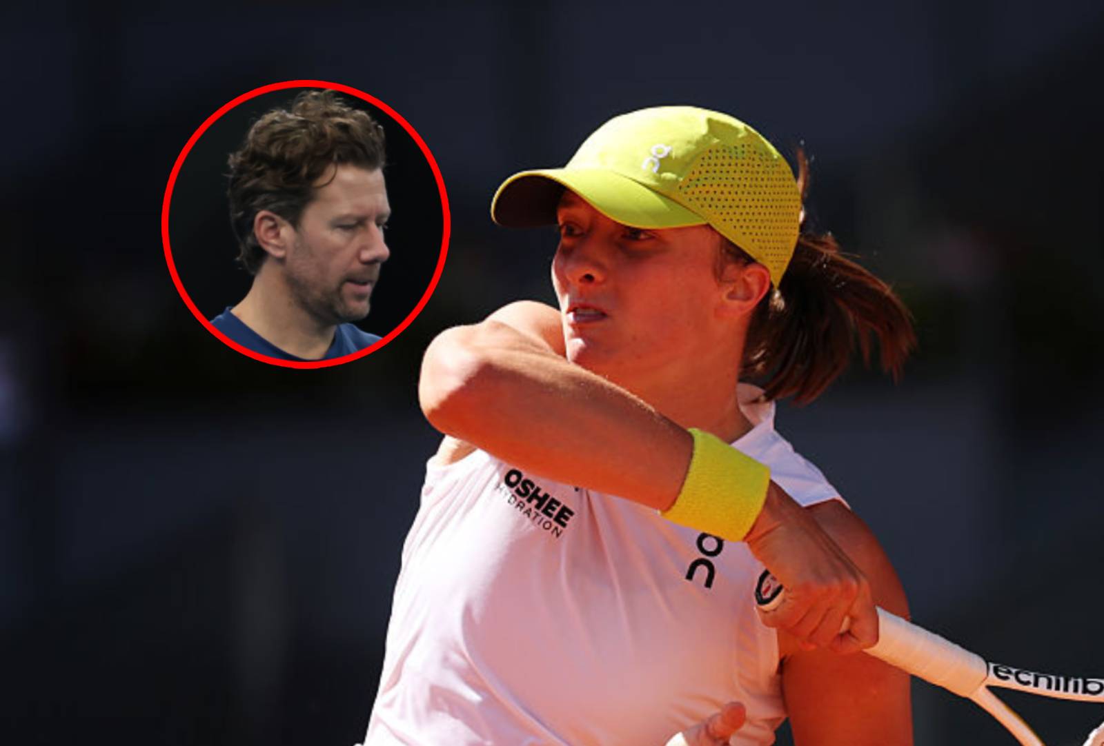 Oto co Fissette krzyczał do Świątek w trakcie meczu