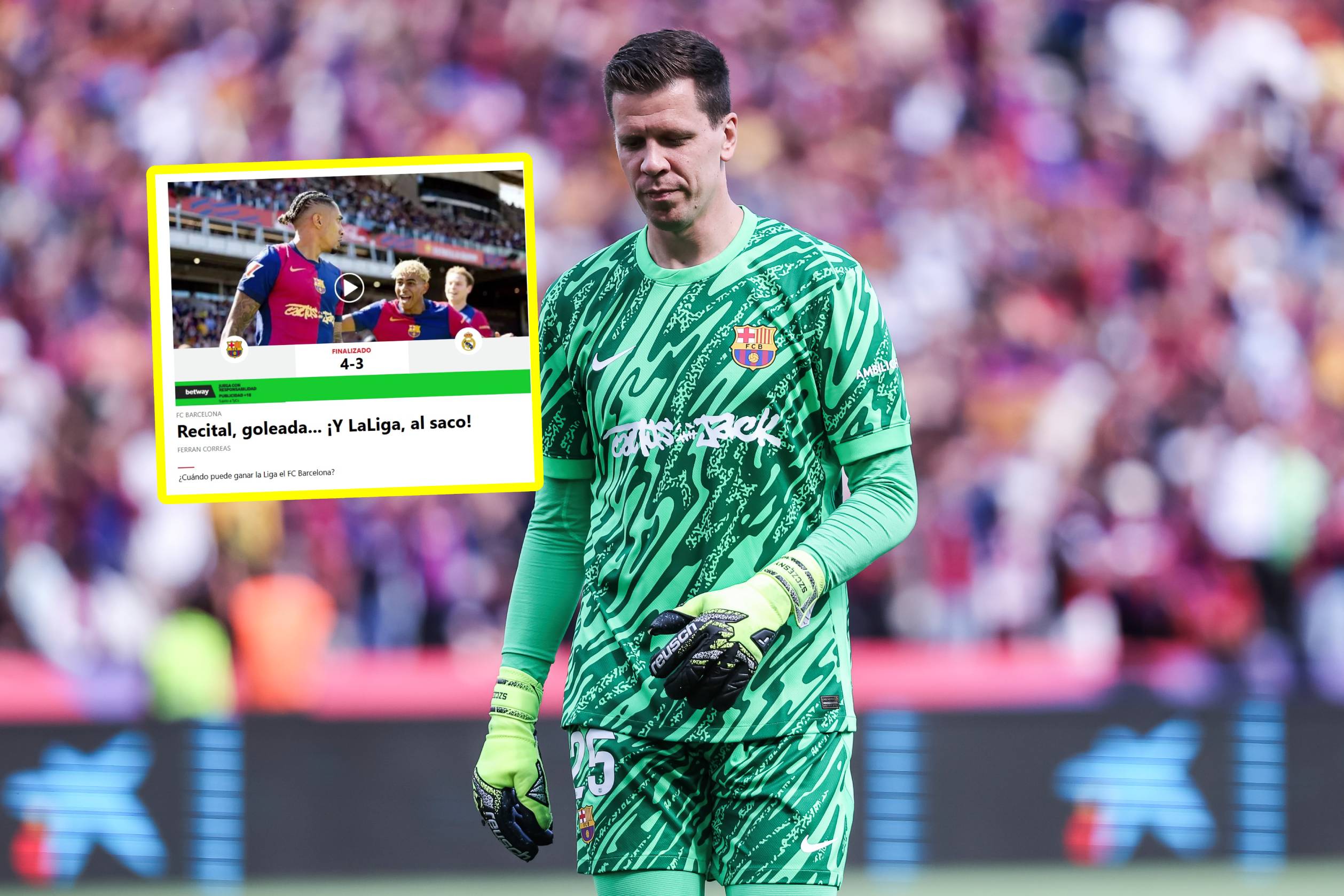 "Co za prezent od Szczęsnego". Hiszpańskie media piszą o El Clasico