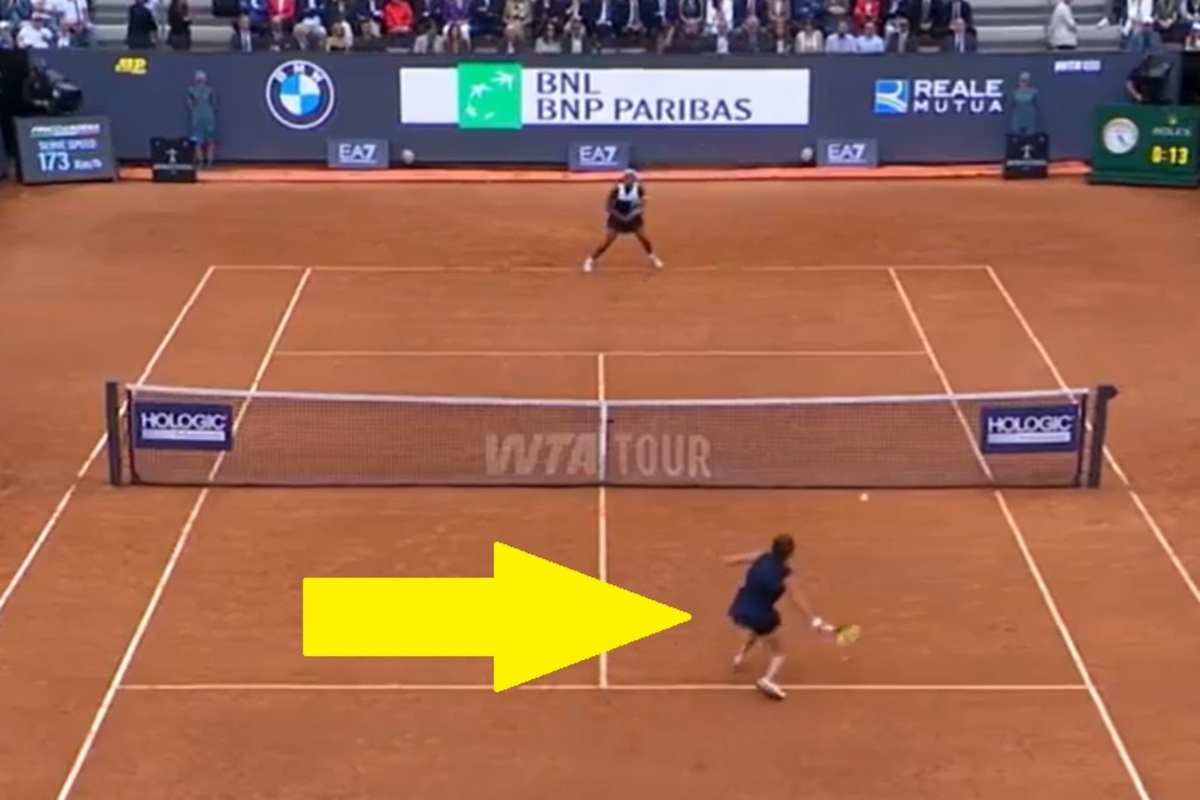 Piękna akcja. Jasmine Paolini wyładowała złość na tej piłce [WIDEO]