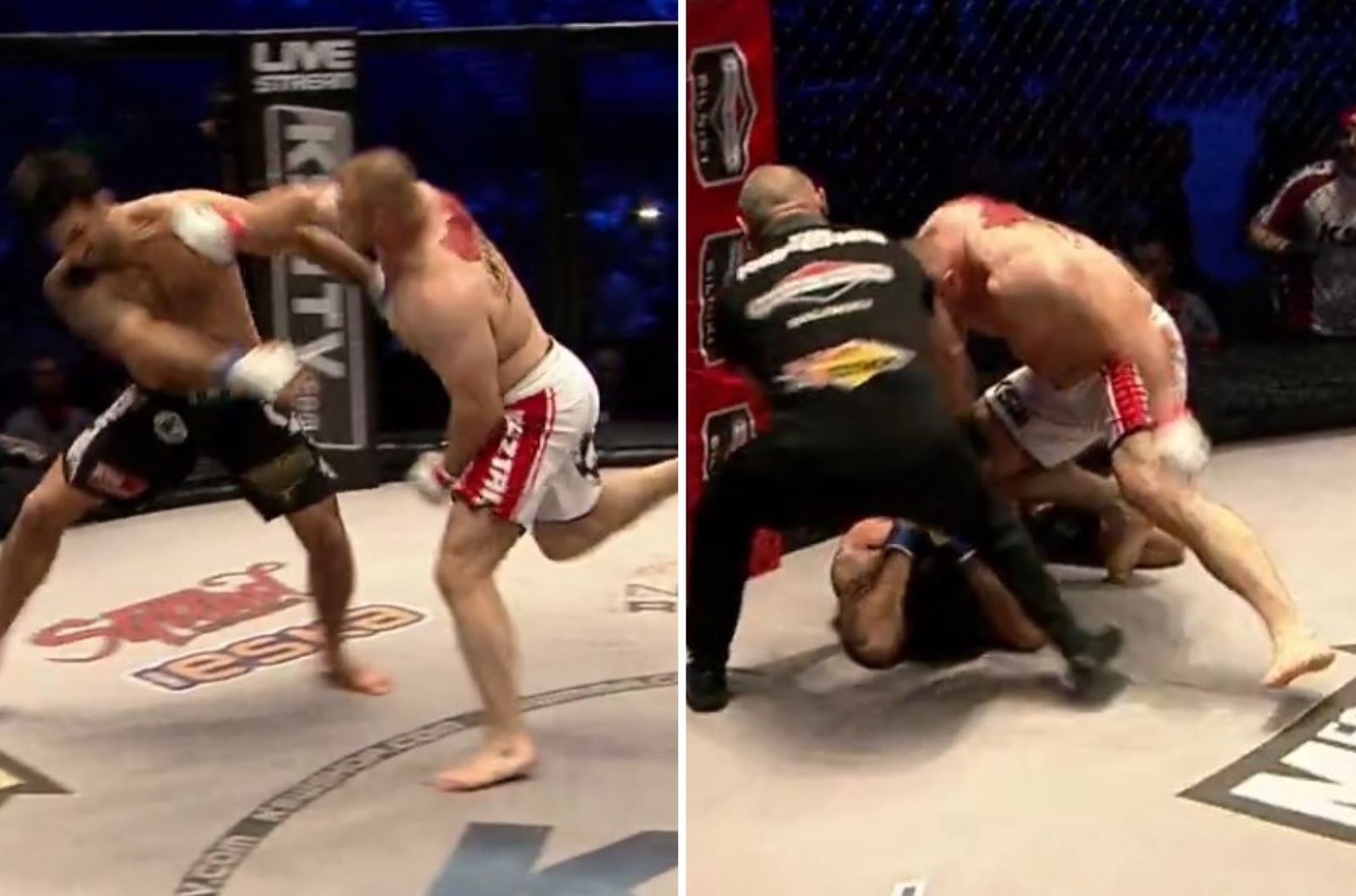 Posłał "bombę" na twarz rywala. Potem "Pudzian" tylko dopełnił formalności [WIDEO