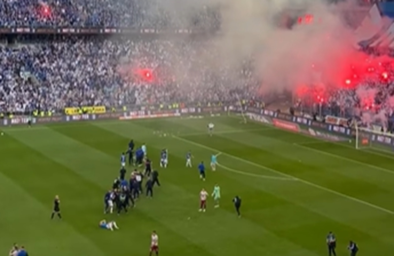 Ostatni gwizdek Marciniaka. Zobacz, co się działo w Poznaniu