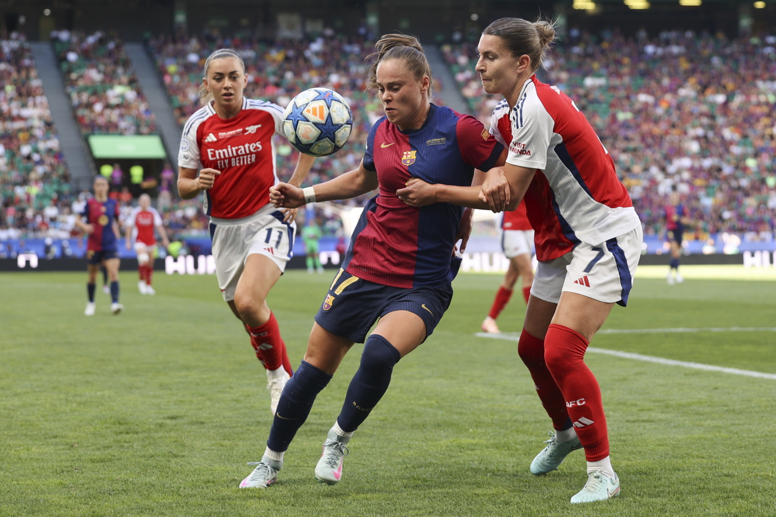 Piąty raz przegrała finał Ligi Mistrzyń. Hiszpanie ocenili Pajor