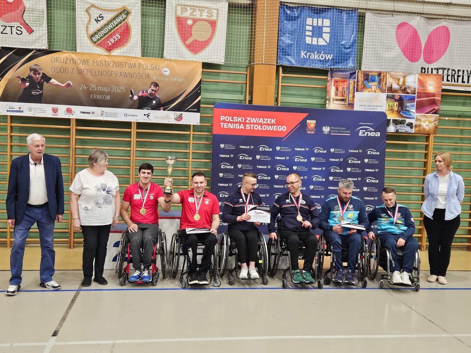 Mistrzowie paralimpijscy ze złotem i srebrem w mistrzostwach Polski