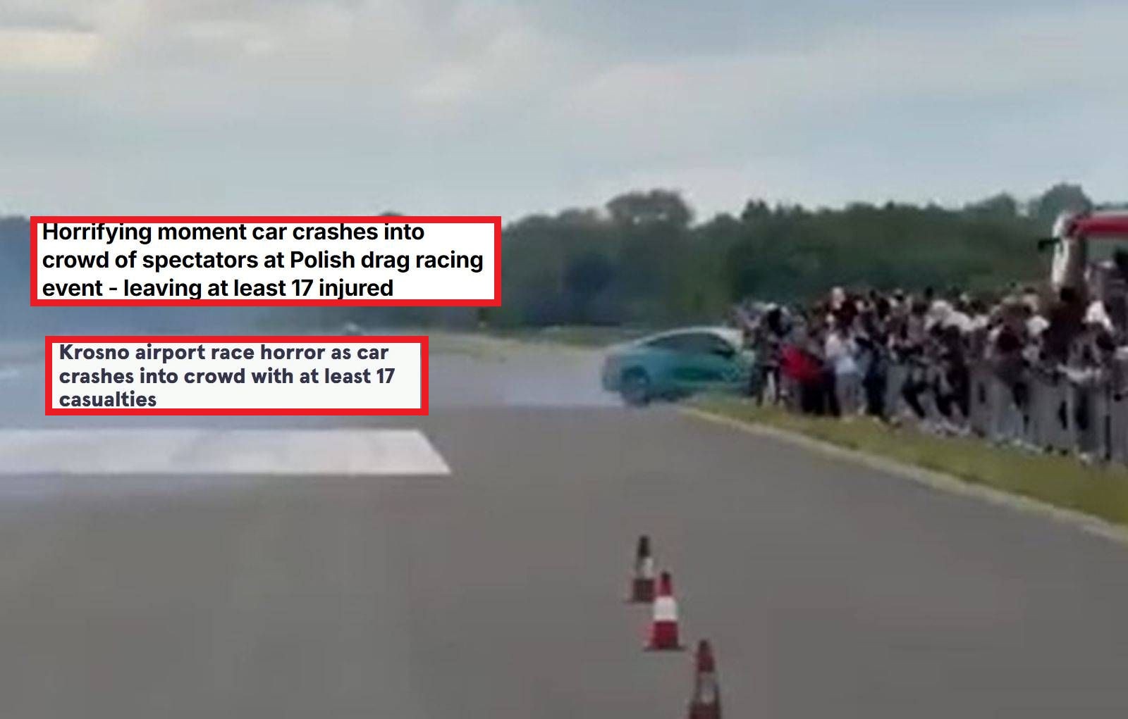 Na Wyspach piszą o tym, co się stało w Krośnie. "Horror"