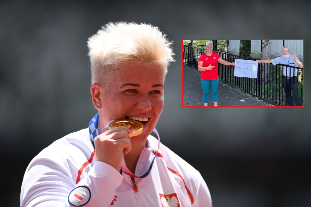 Anita Włodarczyk chce spotkania ze słynnym kibicem. "Mam nadzieję, iż jeszcze żyje..."