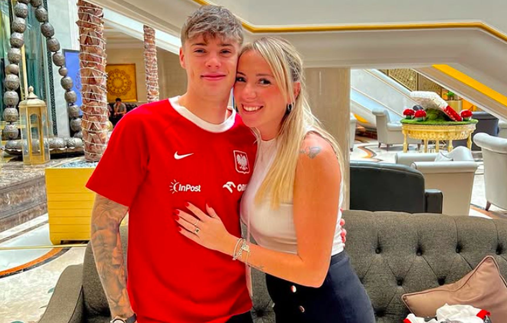 Zalewski będzie miał jej wsparcie na finale LM. Wrzuciła zdjęcia do sieci