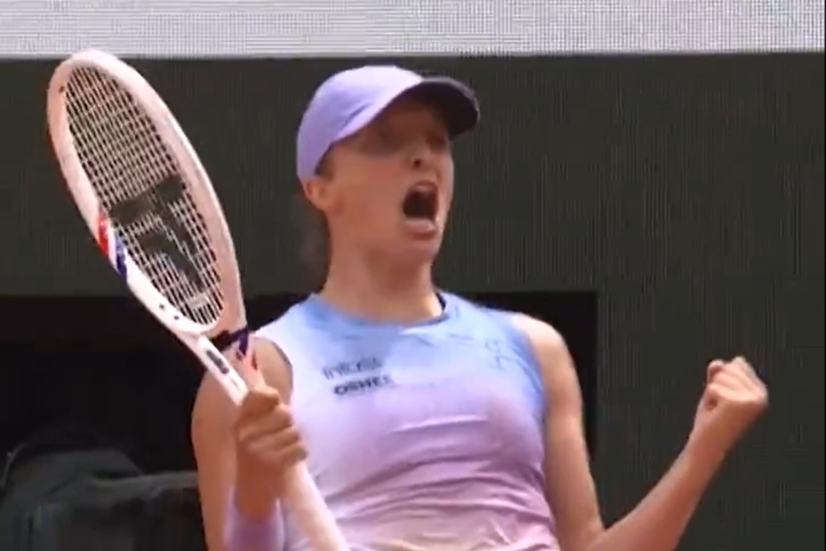 Gem, set, mecz. Tak cieszyła się Iga Świątek [WIDEO]