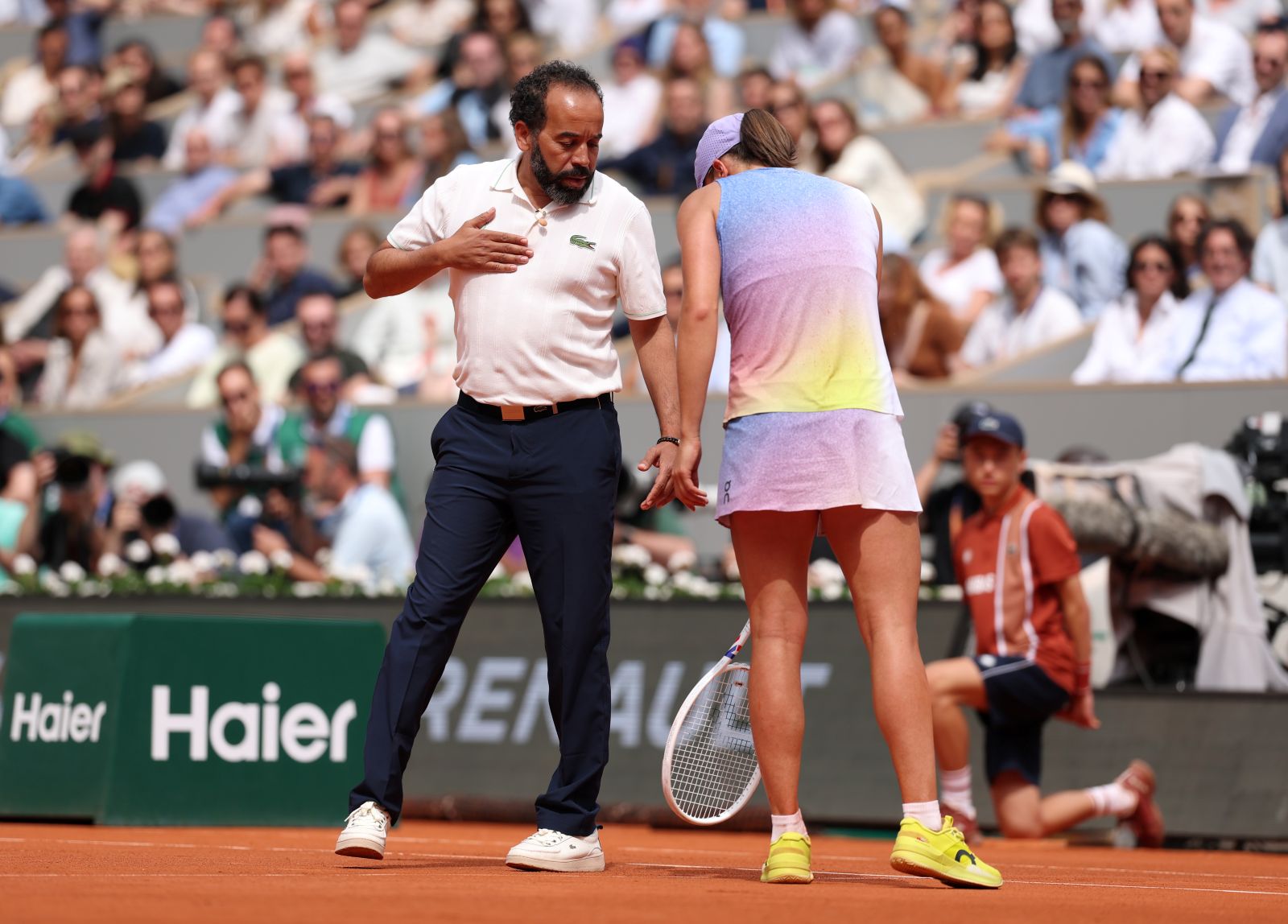 Burza w sieci po zachowaniu Świątek. Wyłapali, co powiedziała sędziemu