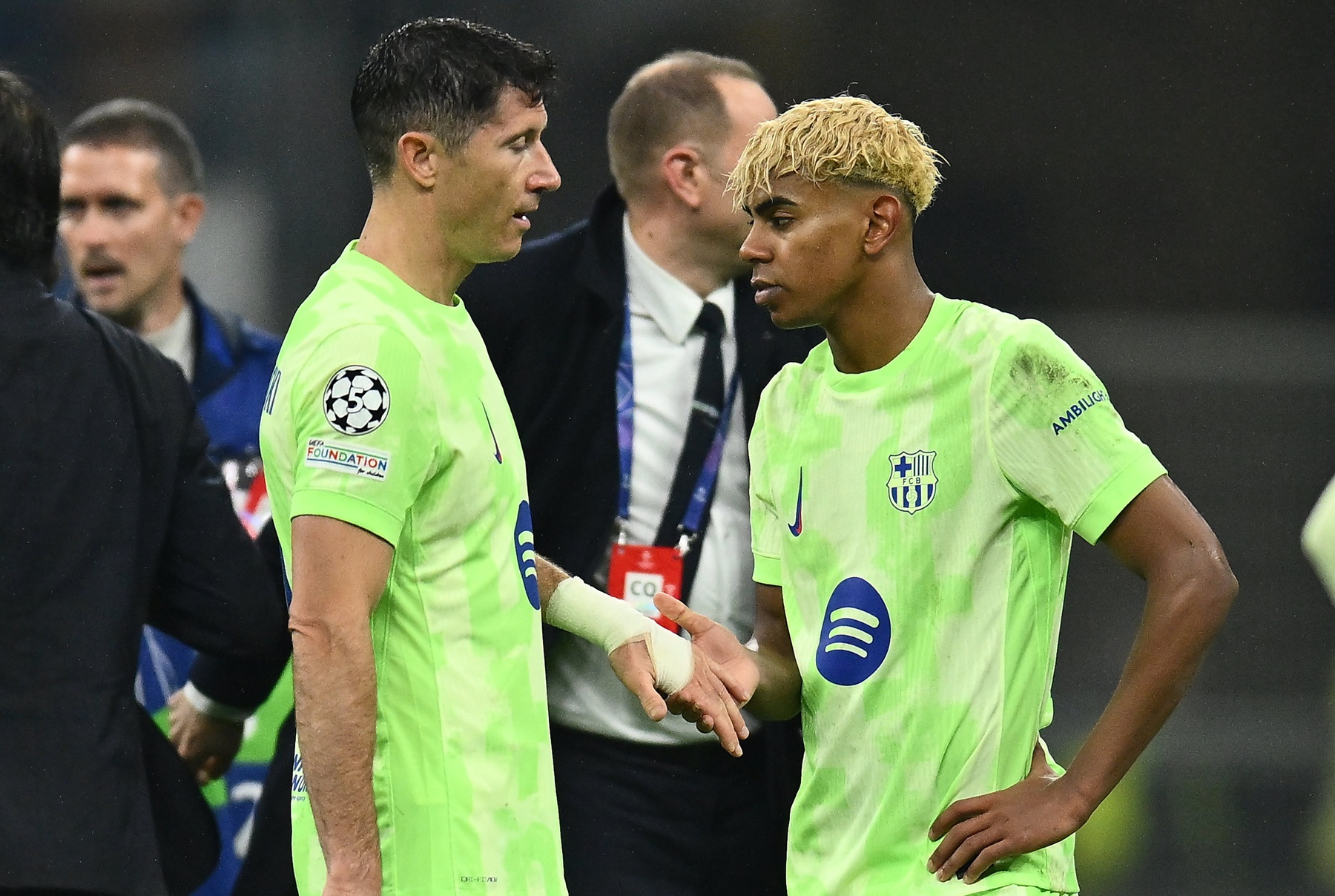 Głośno o słowach Yamala. Pominął Lewandowskiego i Szczęsnego