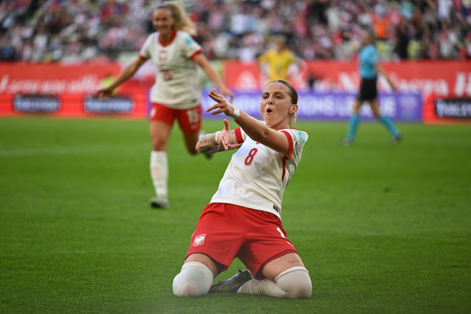 "Cierpliwe, mniej chaotyczne, konsekwentne". Ewelina Kamczyk z uznaniem o grze kadry