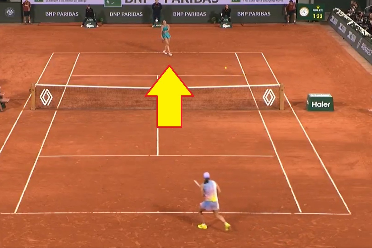 Mowa ciała Sabalenki wyjaśnia wszystko. Genialna piłka Świątek [WIDEO]