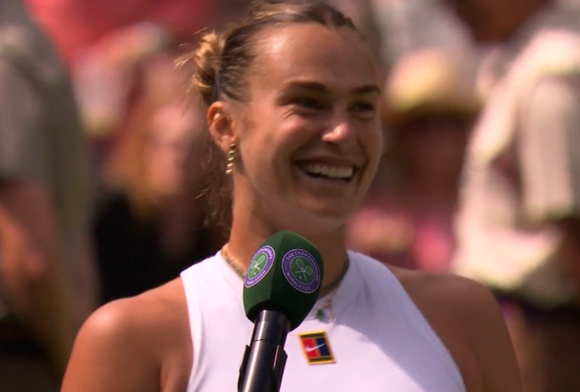 Zapytali ją o sensacje w Wimbledonie. Rozbawiła kibiców. "Wiecie, co mam na myśli"