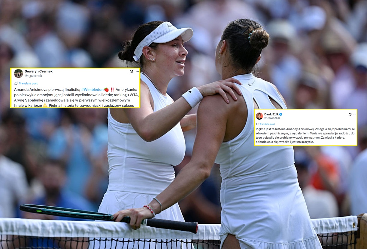 Sabalenka za burtą Wimbledonu. Eksperci piszą o "pięknej historii"