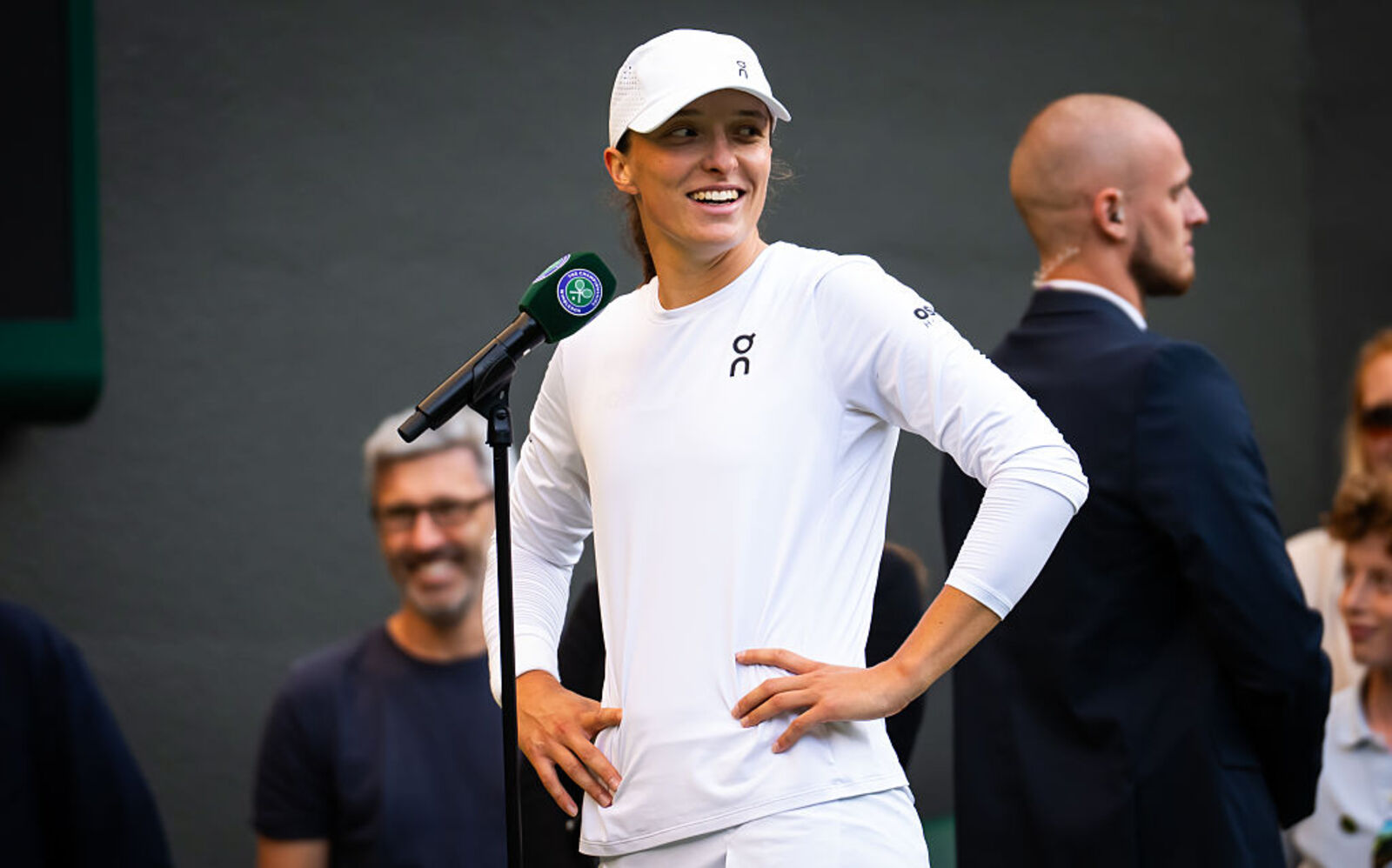 "Nie spodziewałam się, iż wygram Wimbledon". Świątek szczerze po wygranej