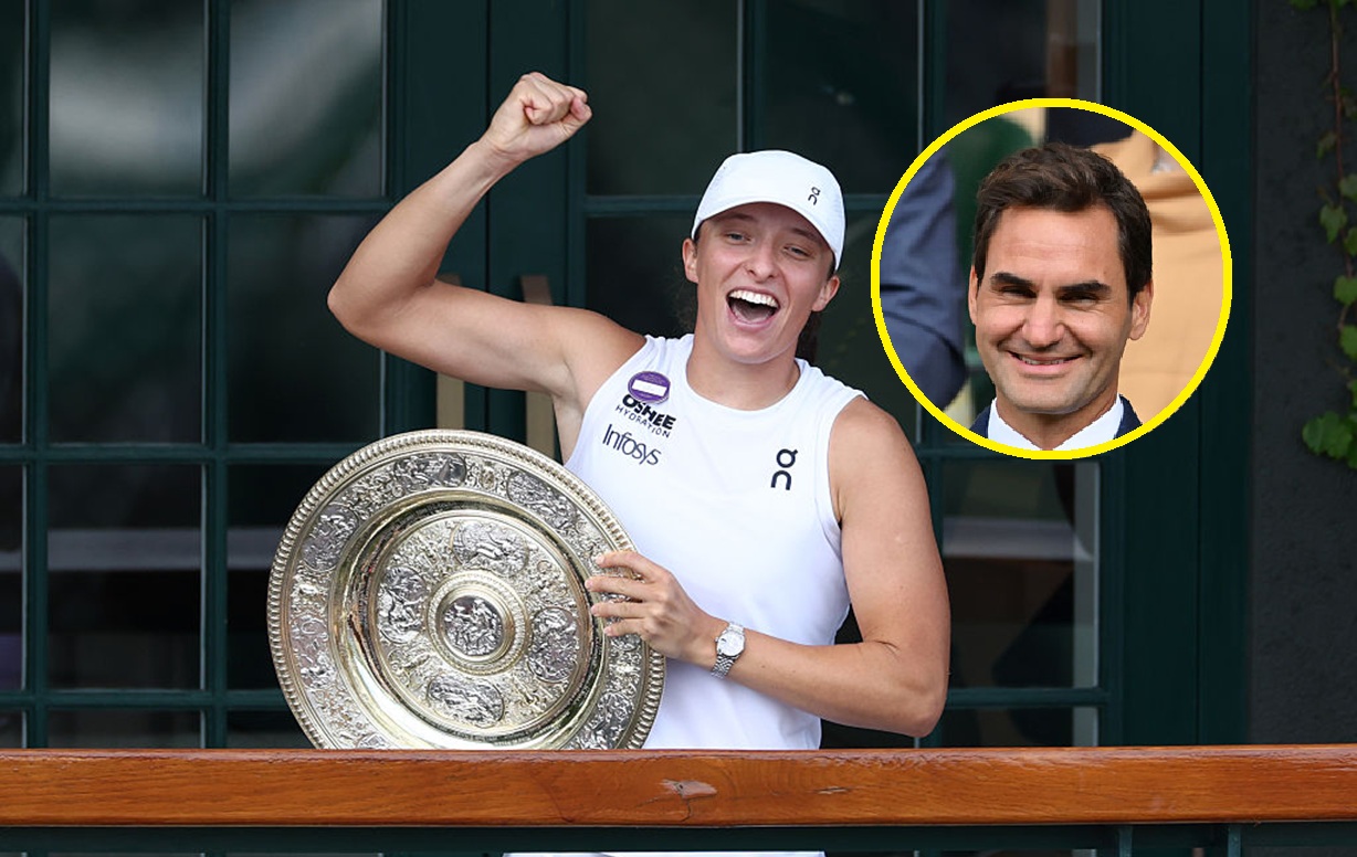Nie tylko Iga Świątek. Wcześniej dokonał tego Roger Federer