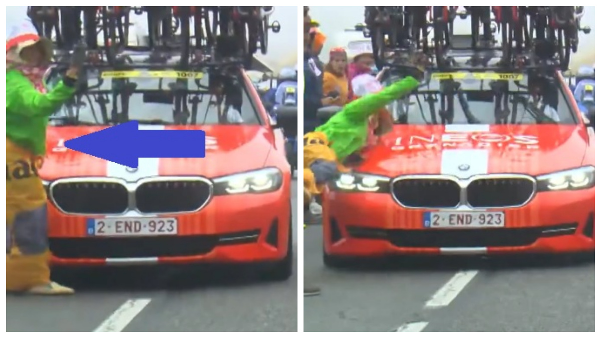 Mogło dojść do tragedii. Kibic potrącony podczas wyścigu