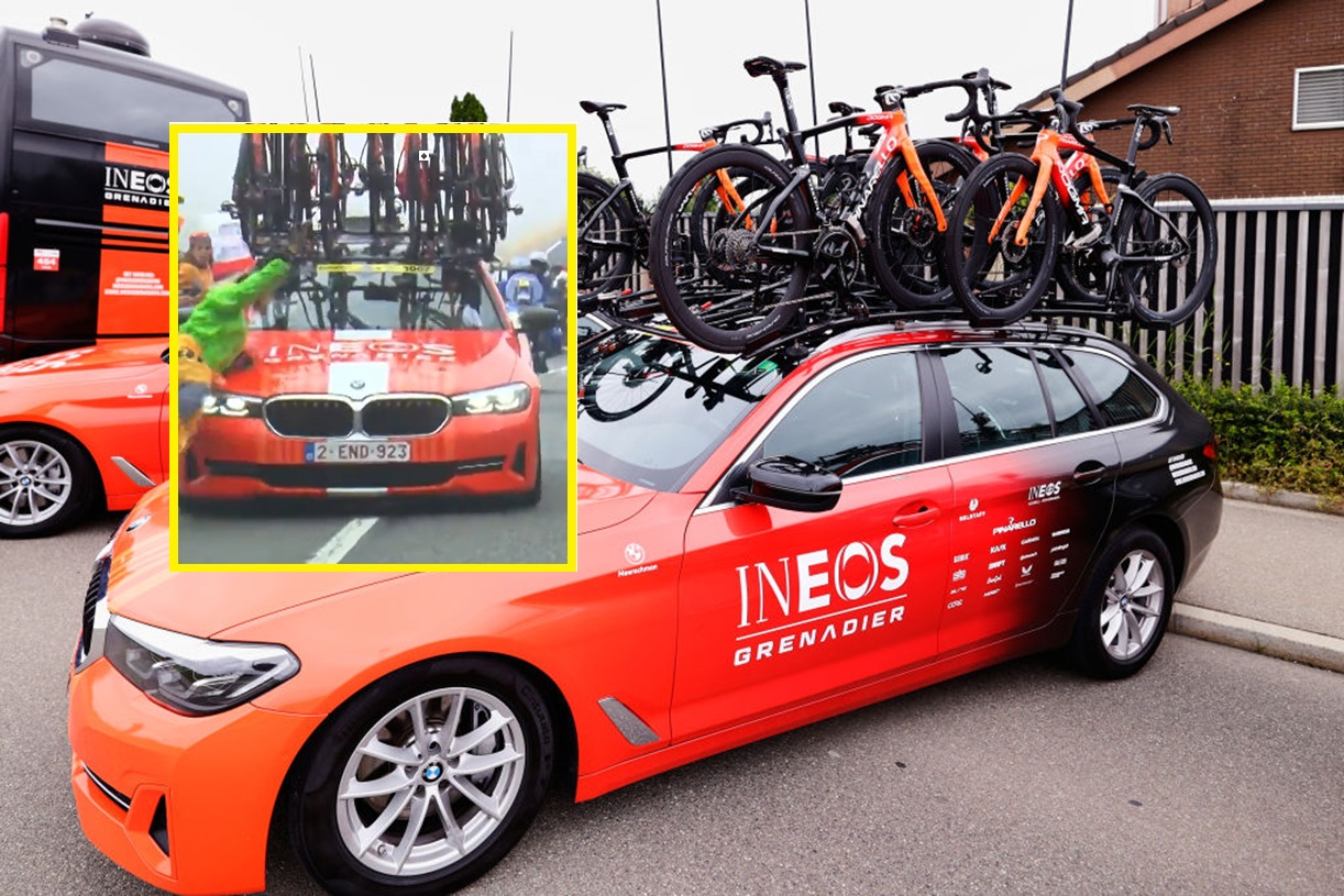 Kibic wszedł mu pod maskę. Kierowca dostał rekordową karę