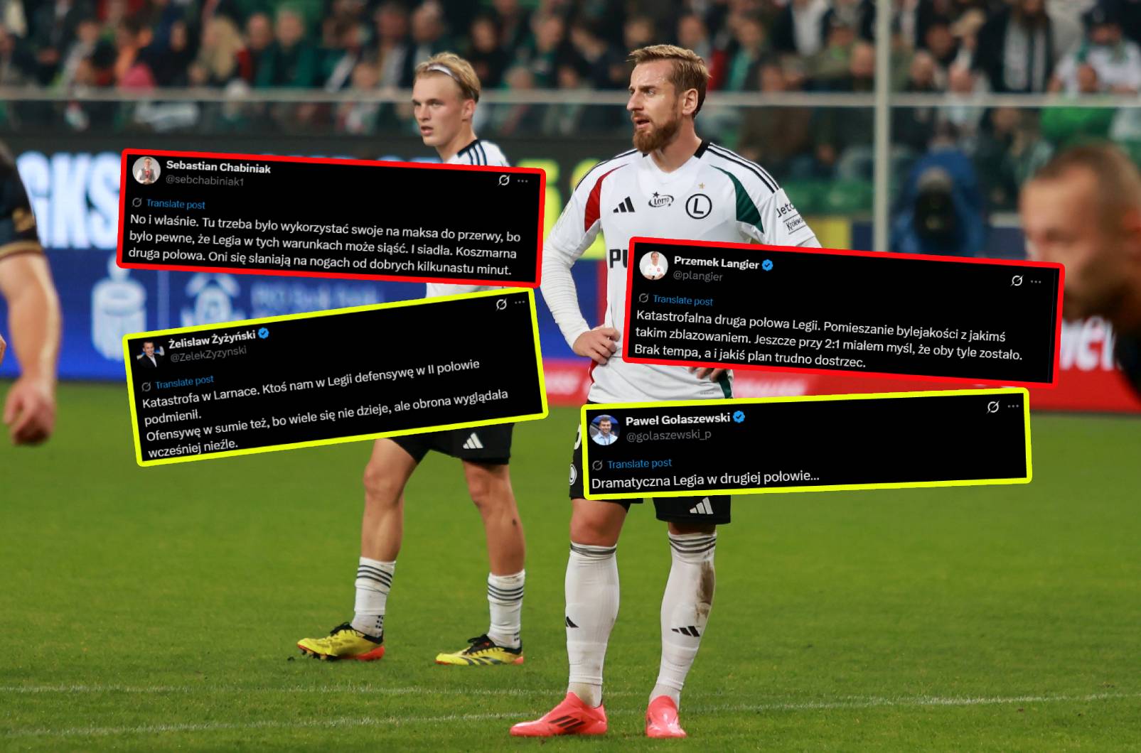 "Słaniają na nogach". Internet płonie po kompromitacji Legii