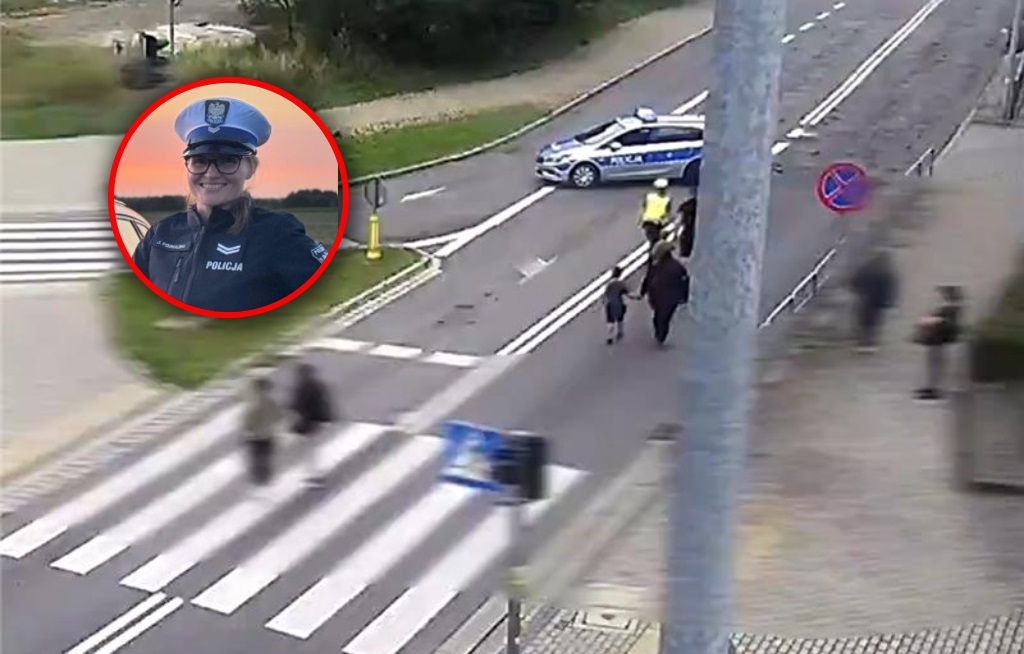 O krok od tragedii w Tour de Pologne. Bohaterska reakcja policjantki