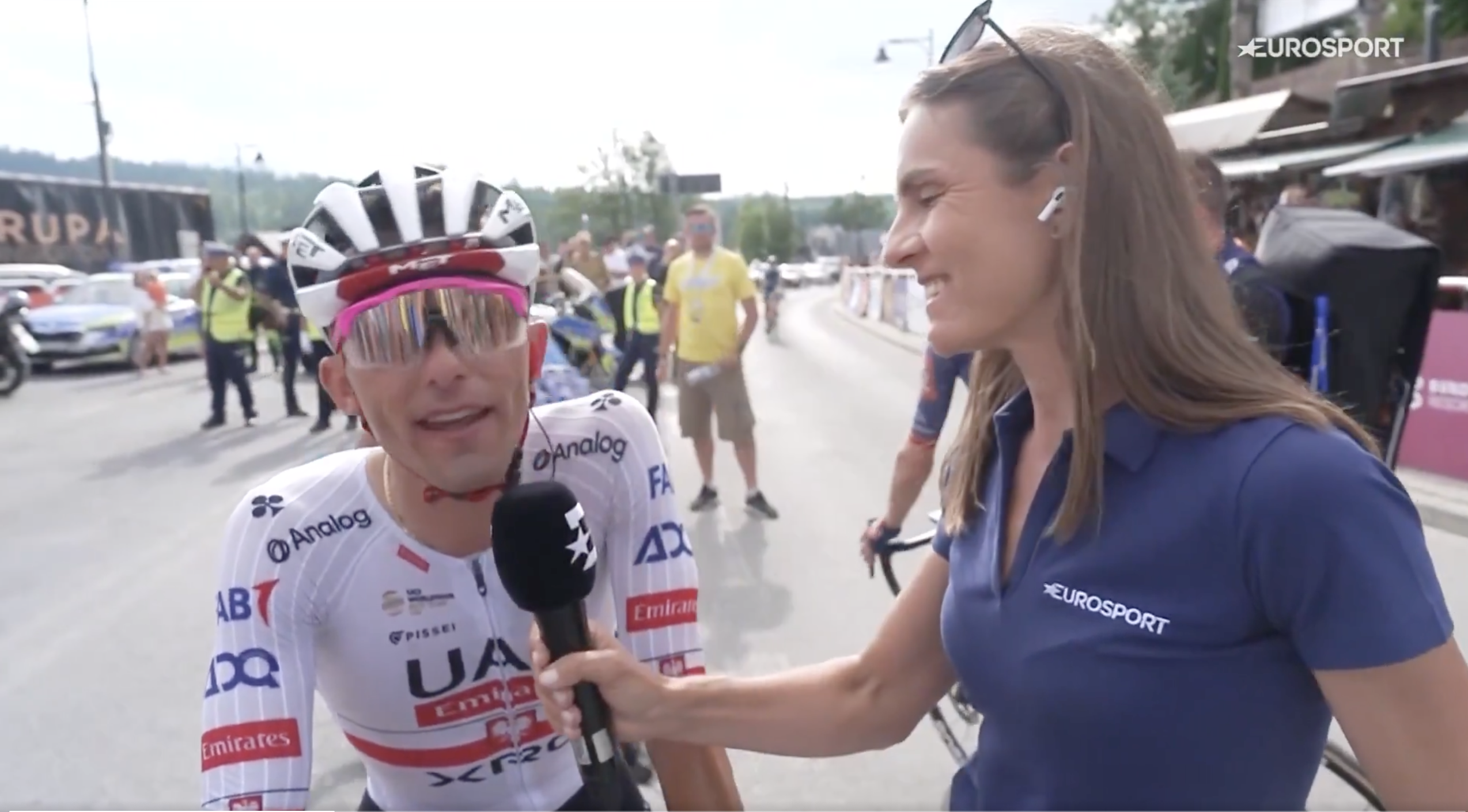 Kolarz z Monako wygrał w Bukowinie. Majka przekazał wiadomość kibicom