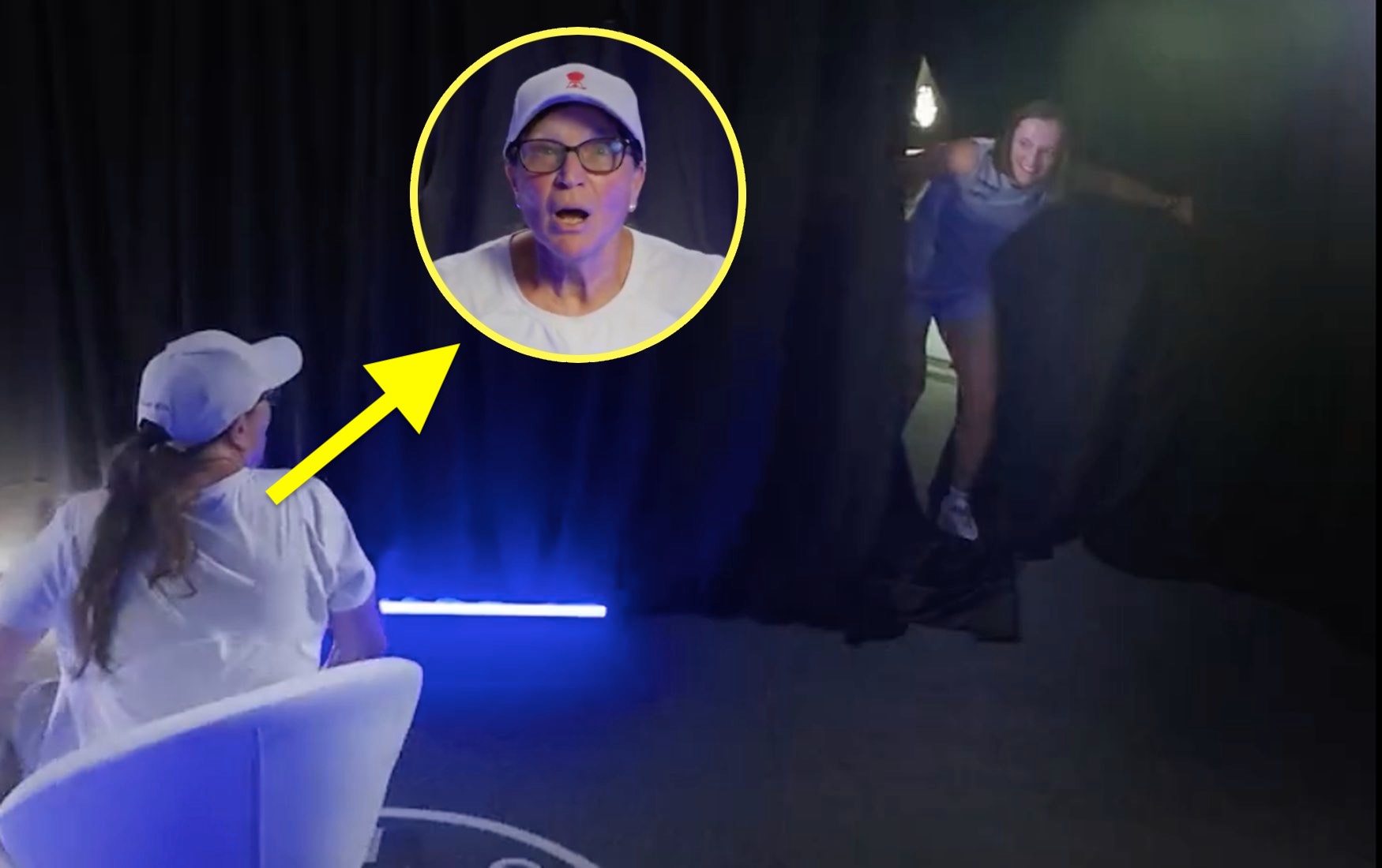 Zobaczyła Świątek i aż ją zamurowało. "O mój Boże"